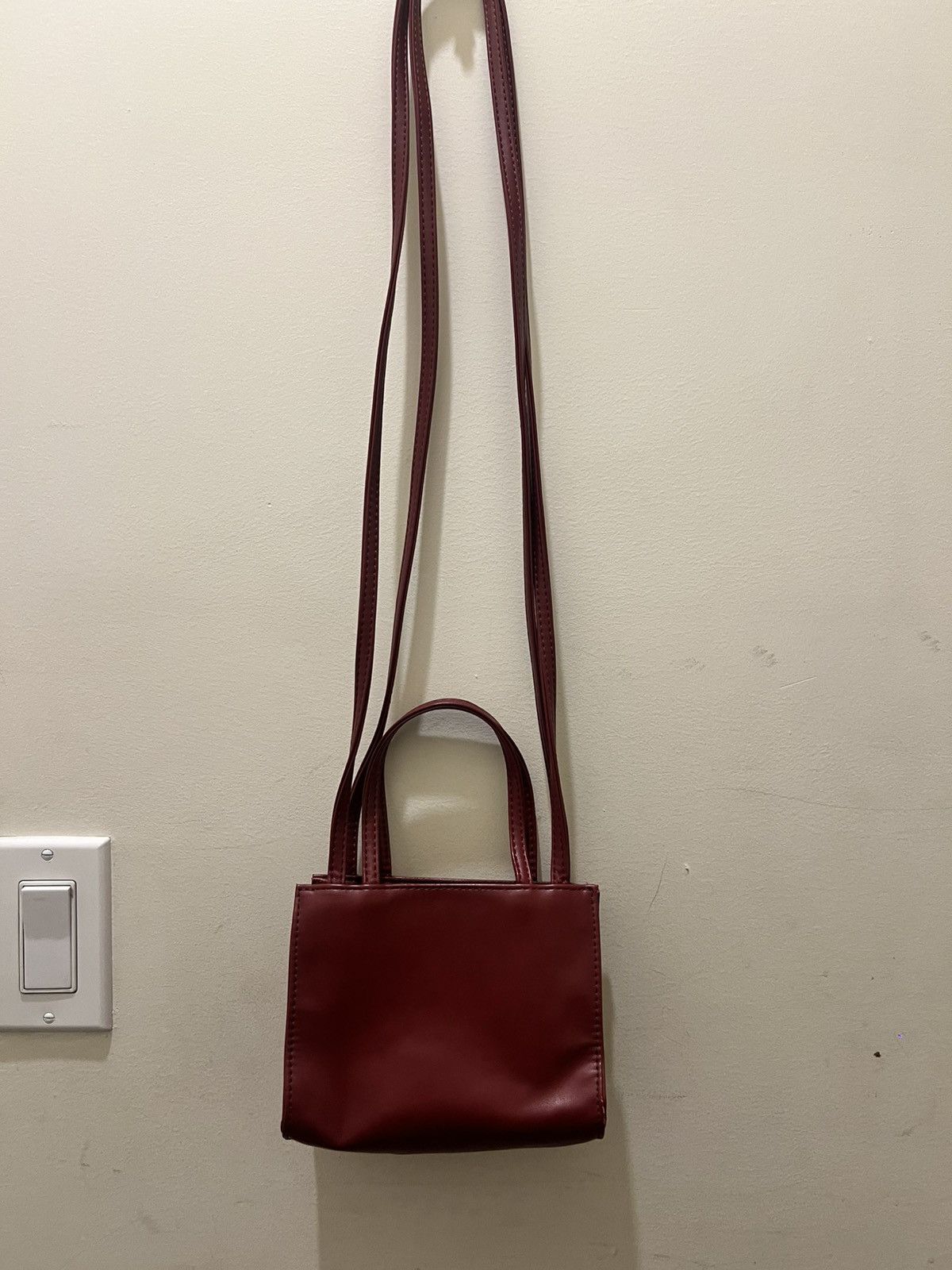 Telfar Telfar bag, small in oxblood Size ONE SIZE - 2 Thumbnail
