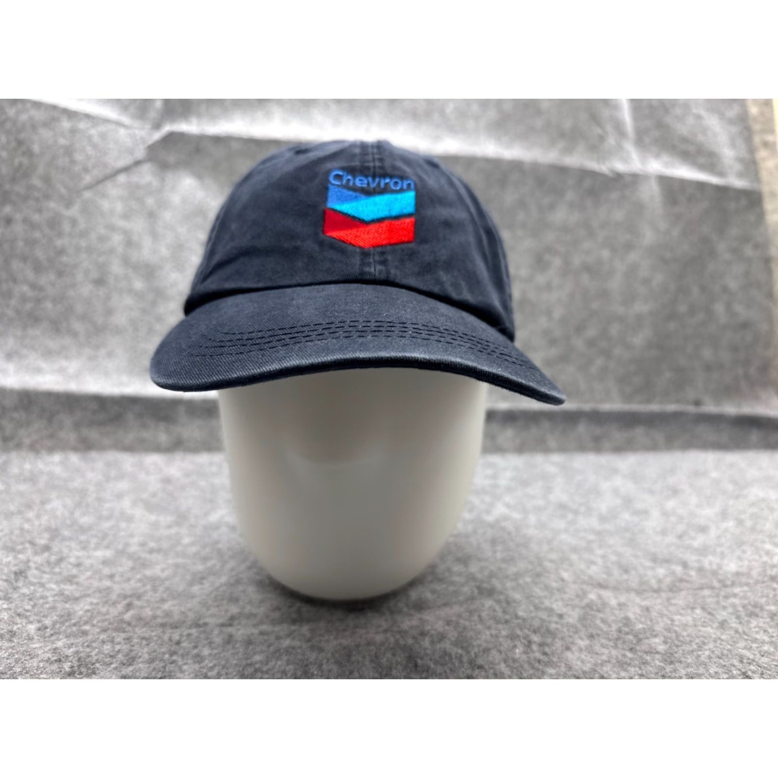 IDEA Ideal Chevron Hat Cap Snap Back One Size Blue Cotton Twill Baseball Cap Logo Adjustable Men Casual Everyday Standards Size ONE SIZE - 2 Thumbnail