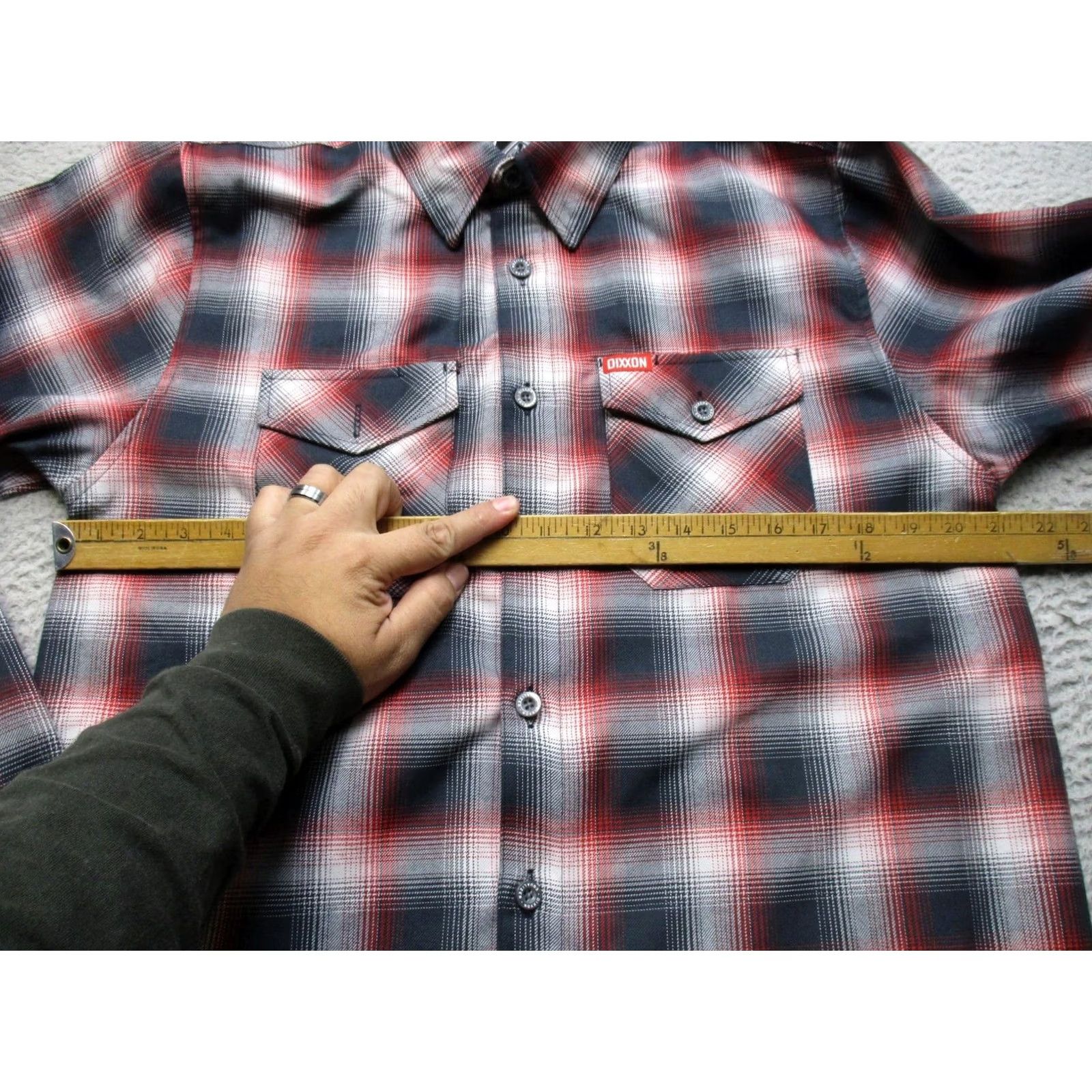 Vintage Dixxon Flannel Company Shirt Mens Medium Red Black Plaid Equalizer LS Button Size US M / EU 48-50 / 2 - 7 Thumbnail