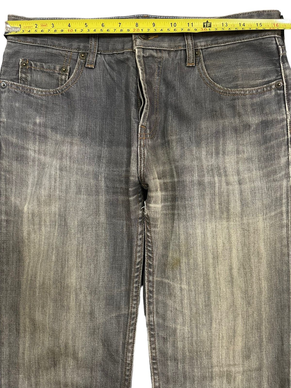 Gap Vintage Gap Classic Mud Wash Style Straight Loose Jeans Size US 32 / EU 48 - 9 Thumbnail