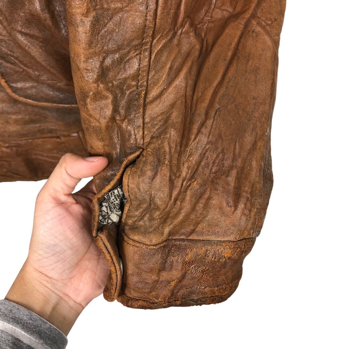 Japanese Brand 📌Vintage Genuine Leather Jacket Loldanthony Issey Miyake Size US M / EU 48-50 / 2 - 16 Thumbnail