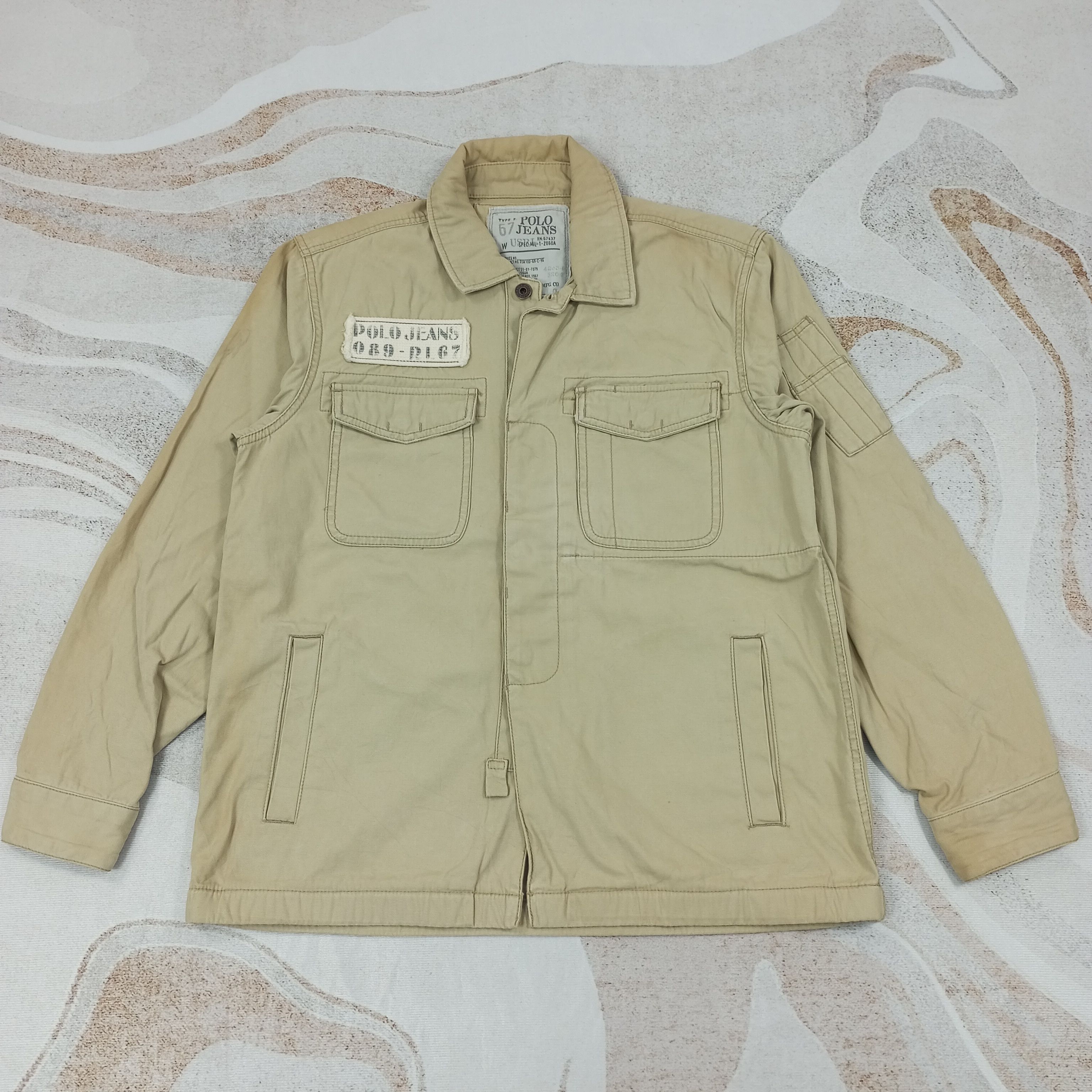 Polo Ralph Lauren × Vintage Polo Jeans Ralph Lauren Streetwear Jacket c221n1 Size US M / EU 48-50 / 2 - 1 Thumbnail