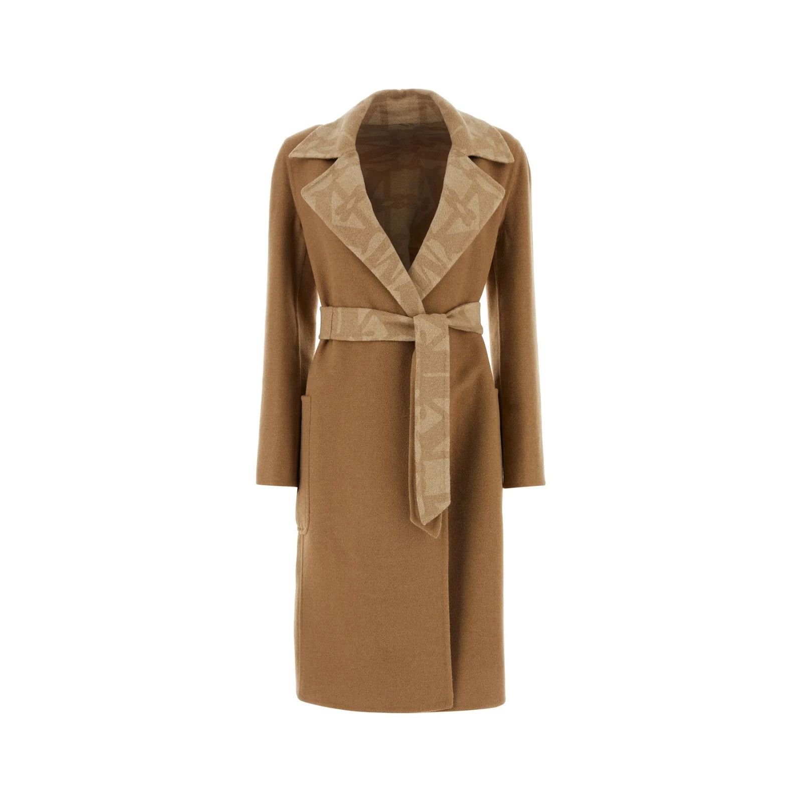 MAX MARA Abito Biscuit Brown Coat New & Authentic (Women's s