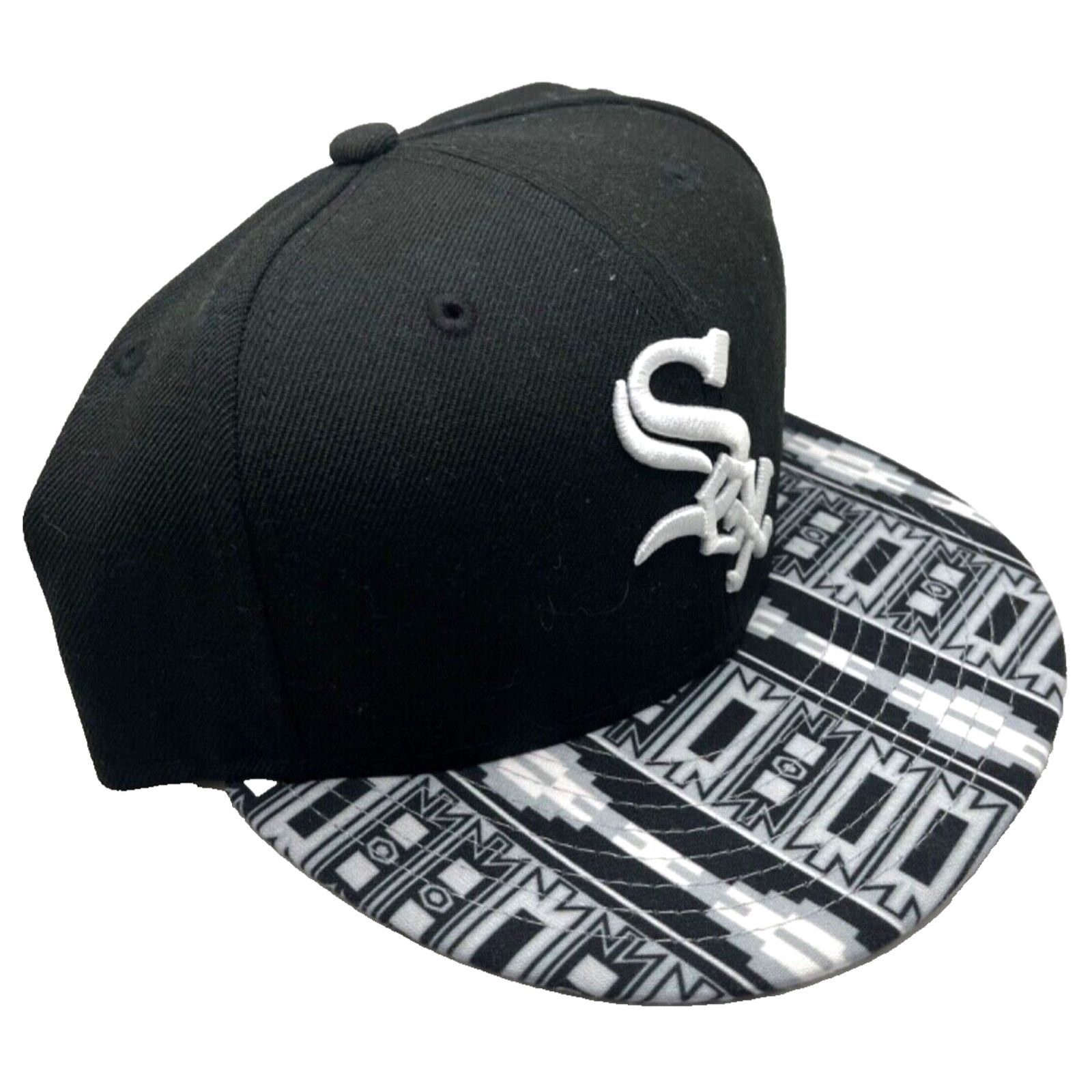 New Era Chicago White Sox New Era Snapback Hat Aztec Tribal Brim MLB Size ONE SIZE - 4 Thumbnail
