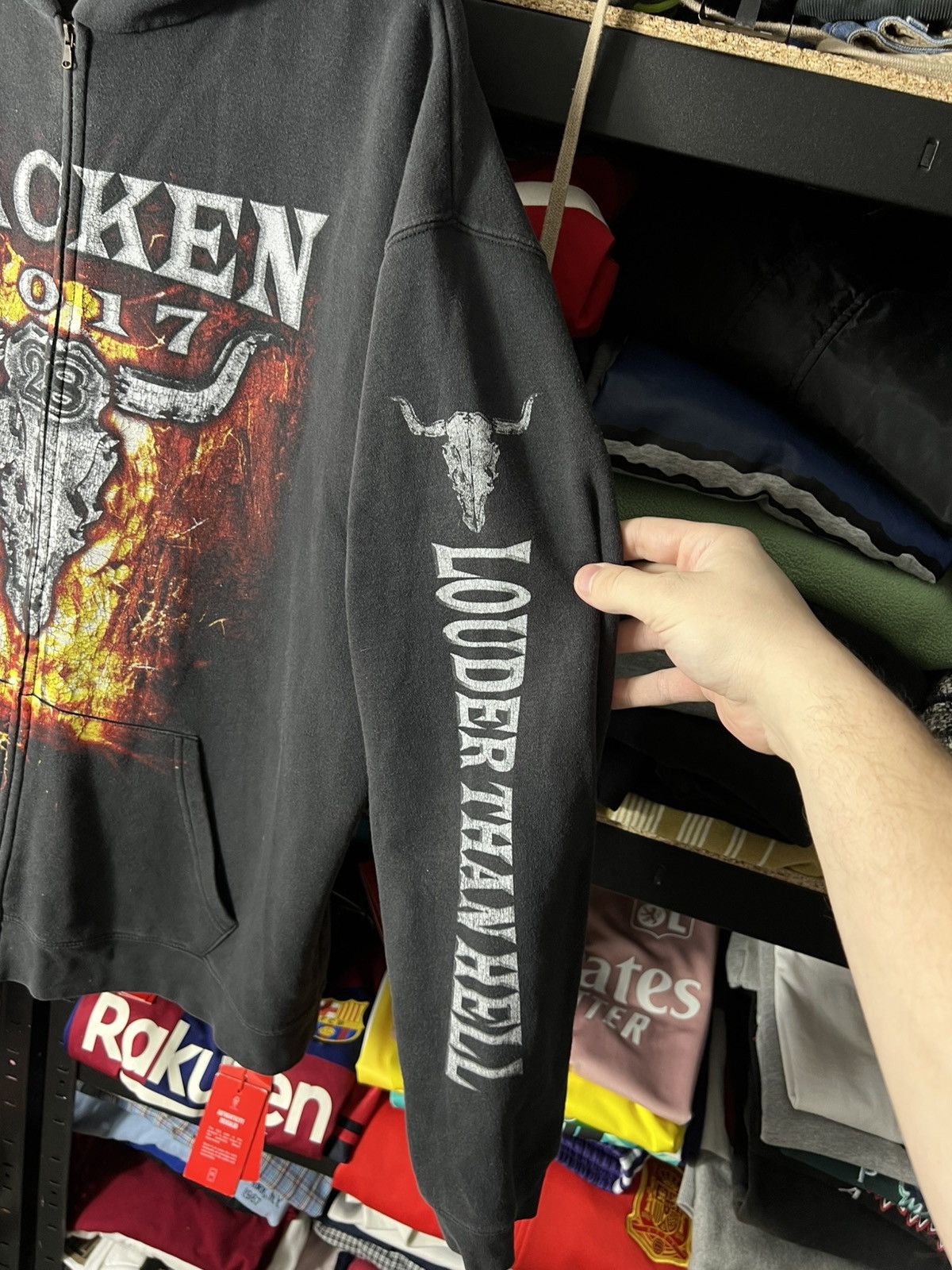 Band Tees Wacken Open Air 2017 Zip Hoodie Band Merch Size US L / EU 52-54 / 3 - 3 Thumbnail