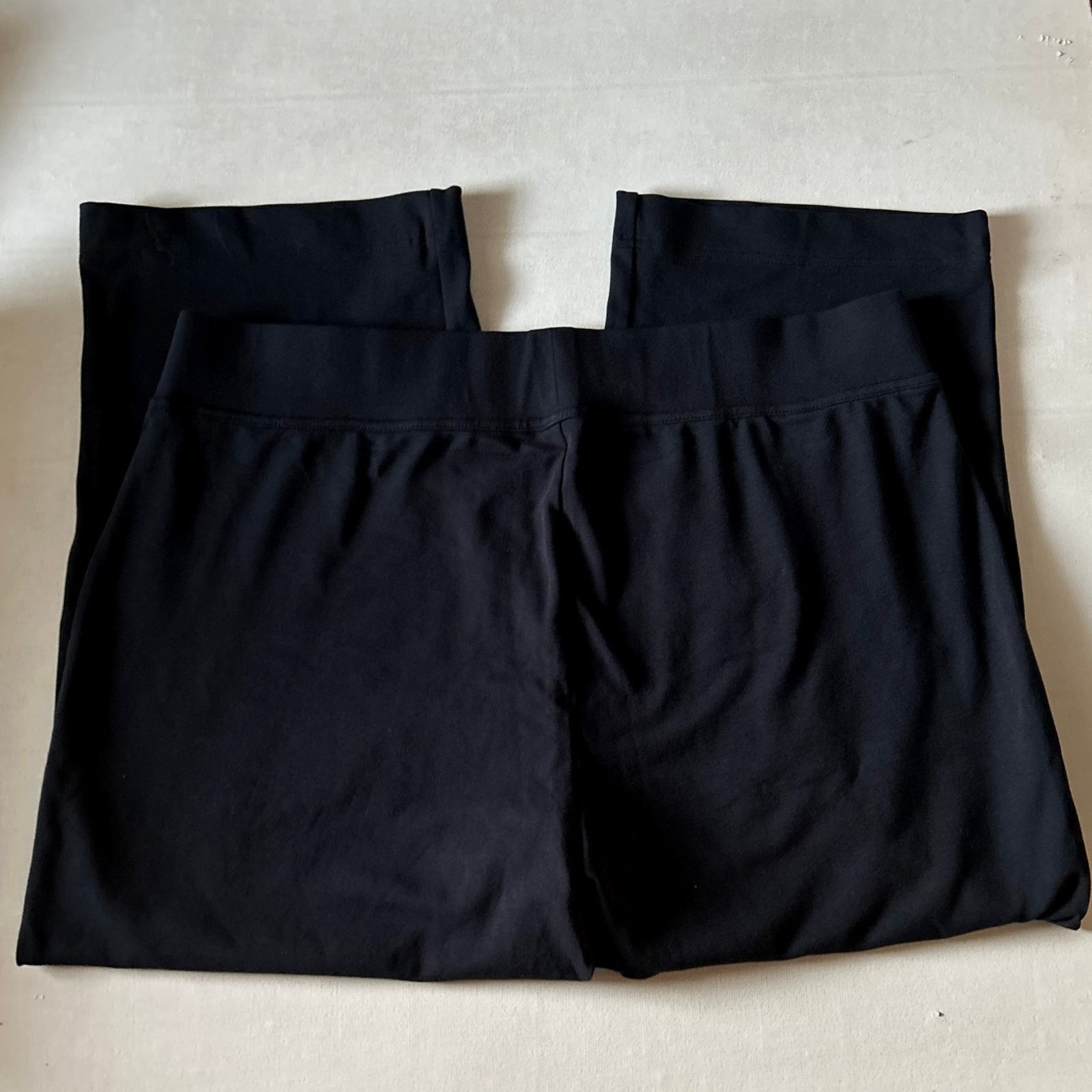 Lands' End Lands End Womens Black Starfish Crop Pants XS Size 40" / US 18 - 3 Thumbnail