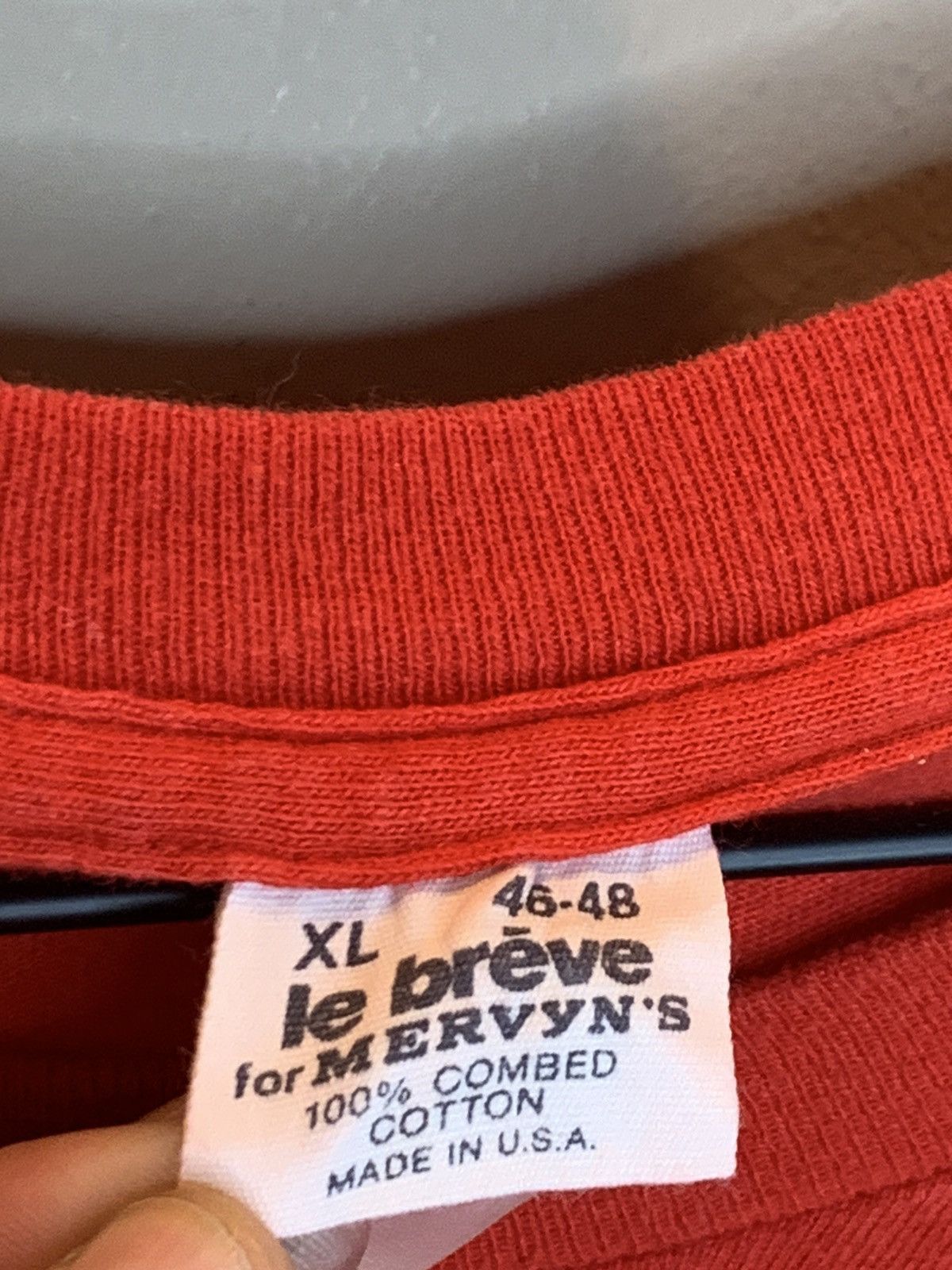 Vintage *RARE* Vintage 80’s Le Brēve Single Stitch Pocket T-Shirt Size US XL / EU 56 / 4 - 8 Thumbnail