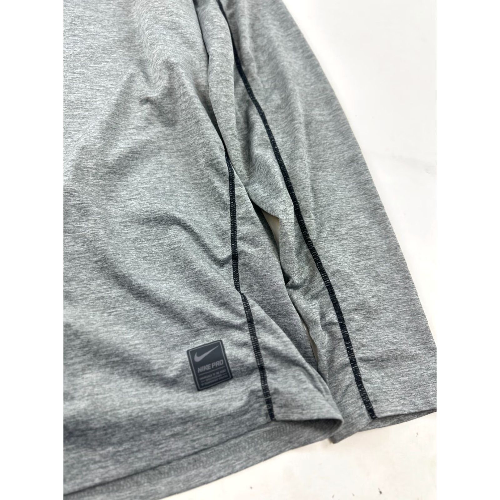Nike Nike Pro Shirt Mens Medium Gray Heather Dri-Fit Slim Fitted Workout Training Tee Size US M / EU 48-50 / 2 - 3 Thumbnail