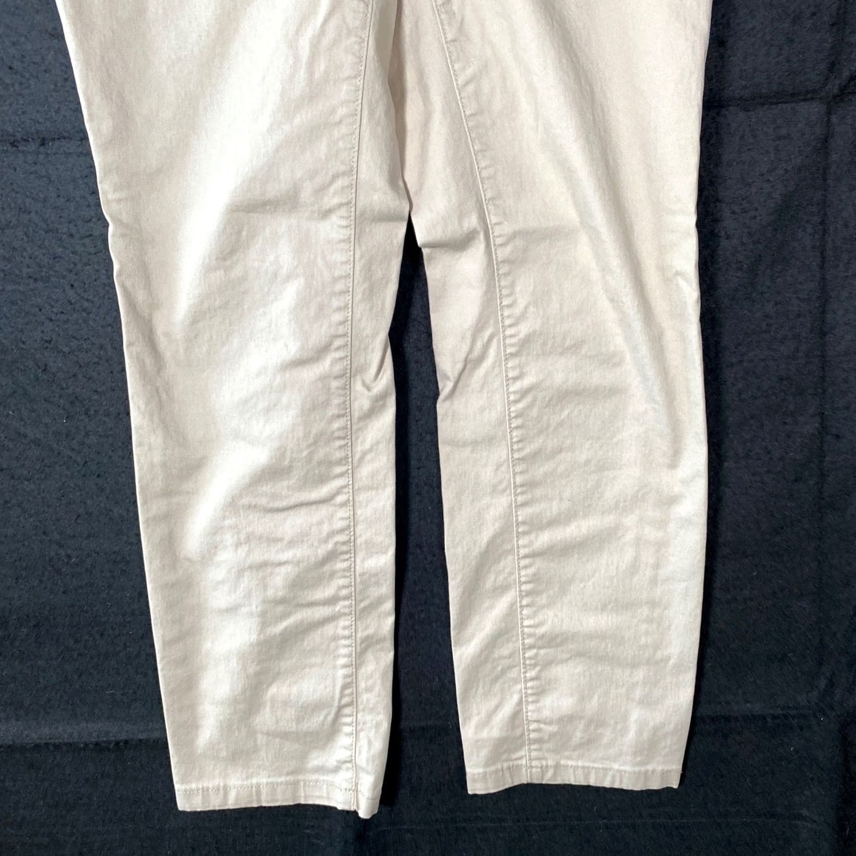 Loft LOFT Womens Pants Tan Mid Rise Straight Chino Stretch 8 Size 30" / US 8 / IT 44 - 3 Thumbnail