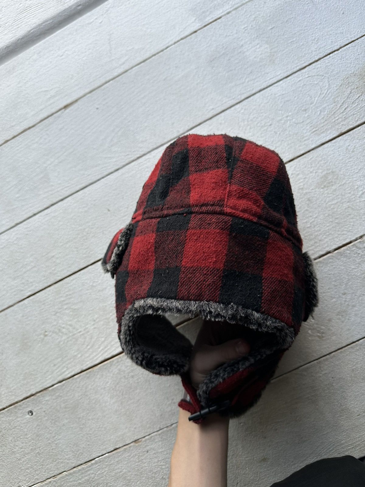 Vintage 🚨Y2K HYPE FUZZY MOHAIRE AVIATOR USHANKA HAT bubble Size ONE SIZE - 4 Thumbnail