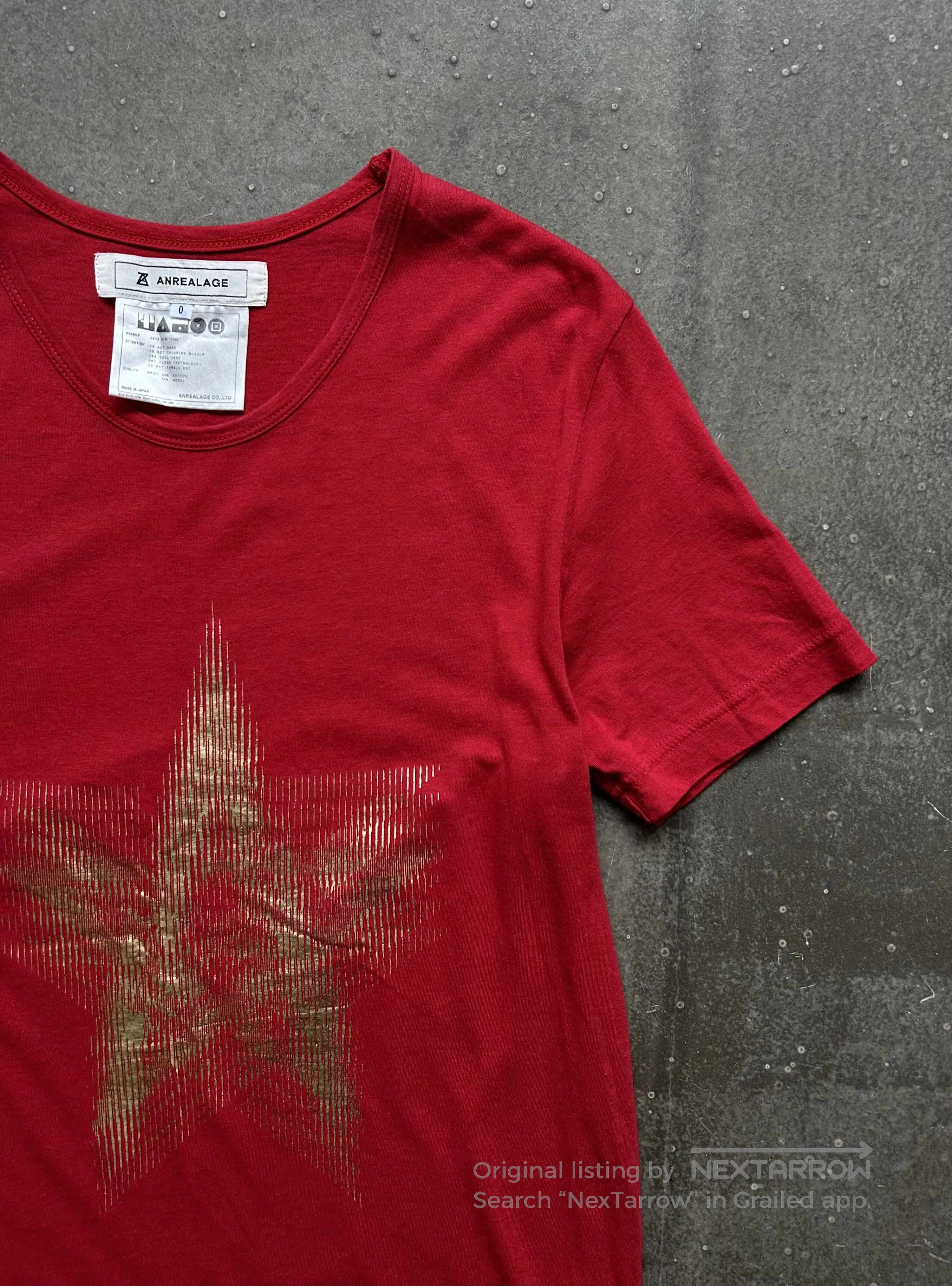 ANREALAGE red gradient star print dress. Size L / US 10 / IT 46 - 3 Thumbnail