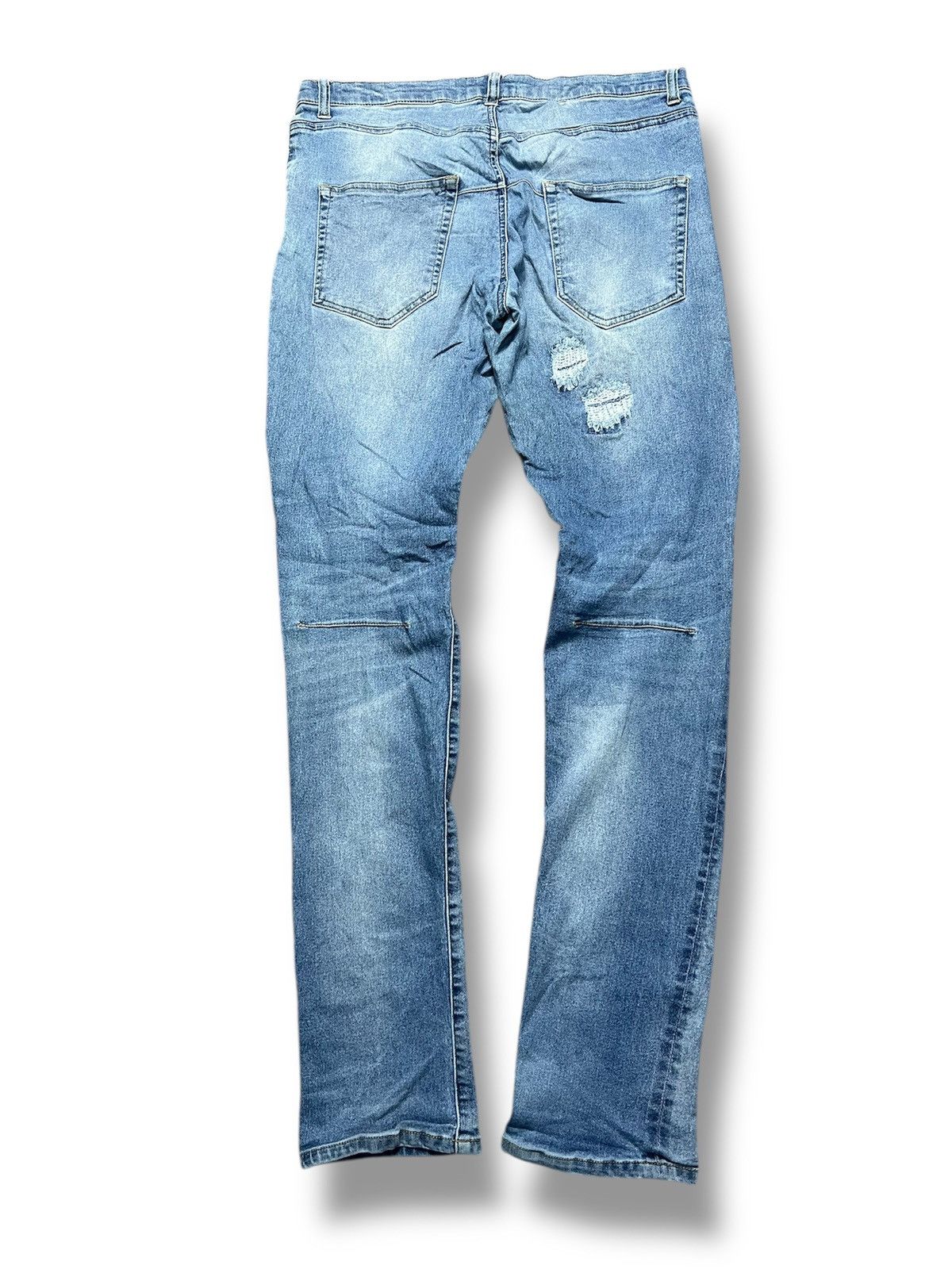 If Six Was Nine BUDS Men's Distressed Slim-Fit Jeans (41) Size US 33 - 2 Thumbnail