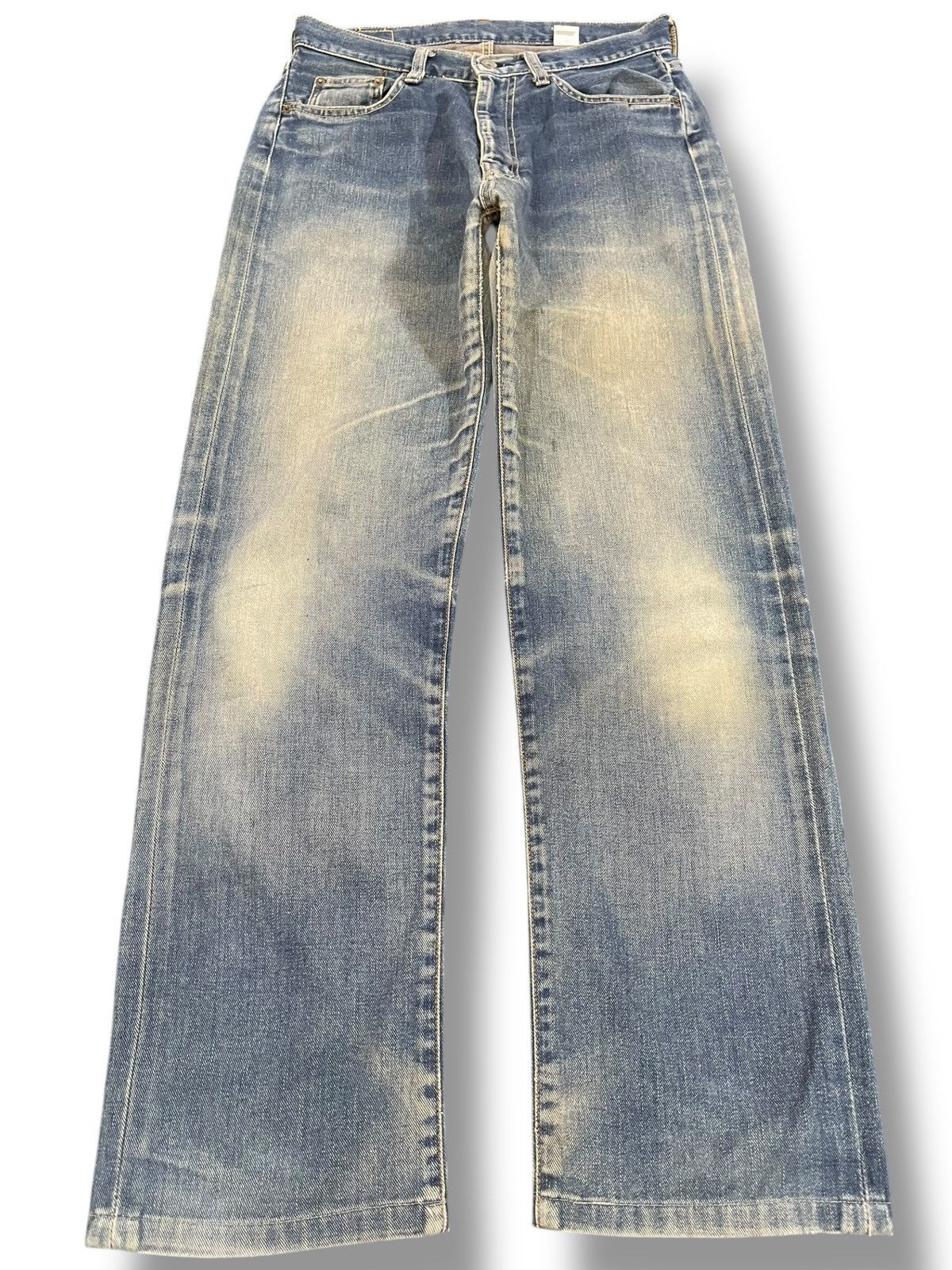 Le Grande Bleu (L.G.B.) Vintage Japanese Brand Mudwash Faded Denim Size US 30 / EU 46 - 1 Thumbnail