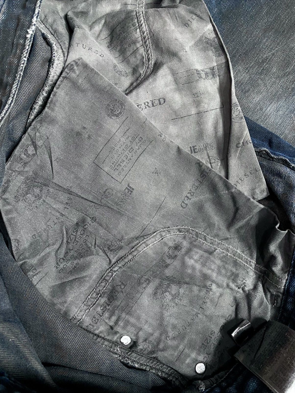 Diesel RARE Diesel Krooley Denim Regular Slim Carrot Size US 33 - 23 Thumbnail
