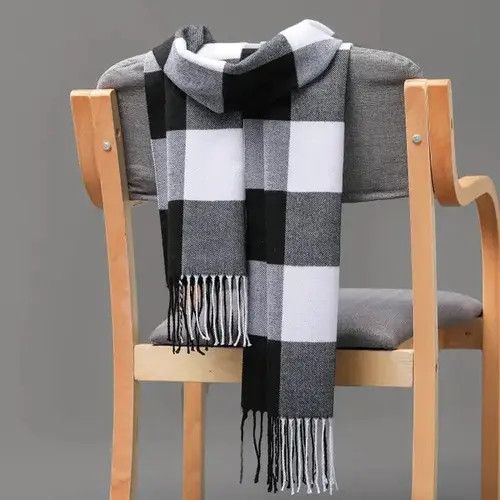 Japanese Brand Color Women Thick Shawl Scarf Winter Size ONE SIZE - 4 Thumbnail