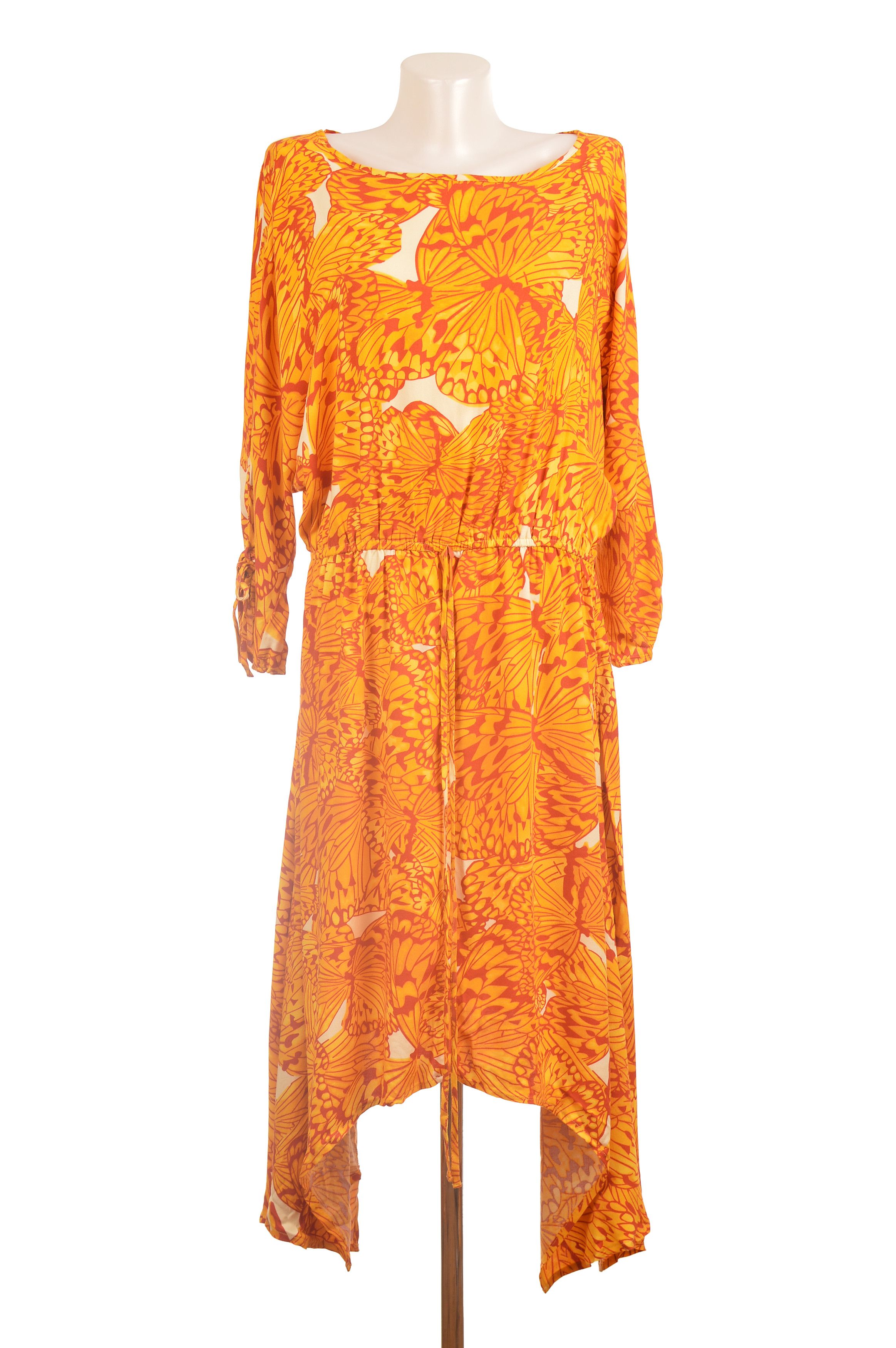 Designer Nordic Tricot by Ivana Helsinki Butterfly Pattern Dress Size M / US 6-8 / IT 42-44 - 1 Thumbnail