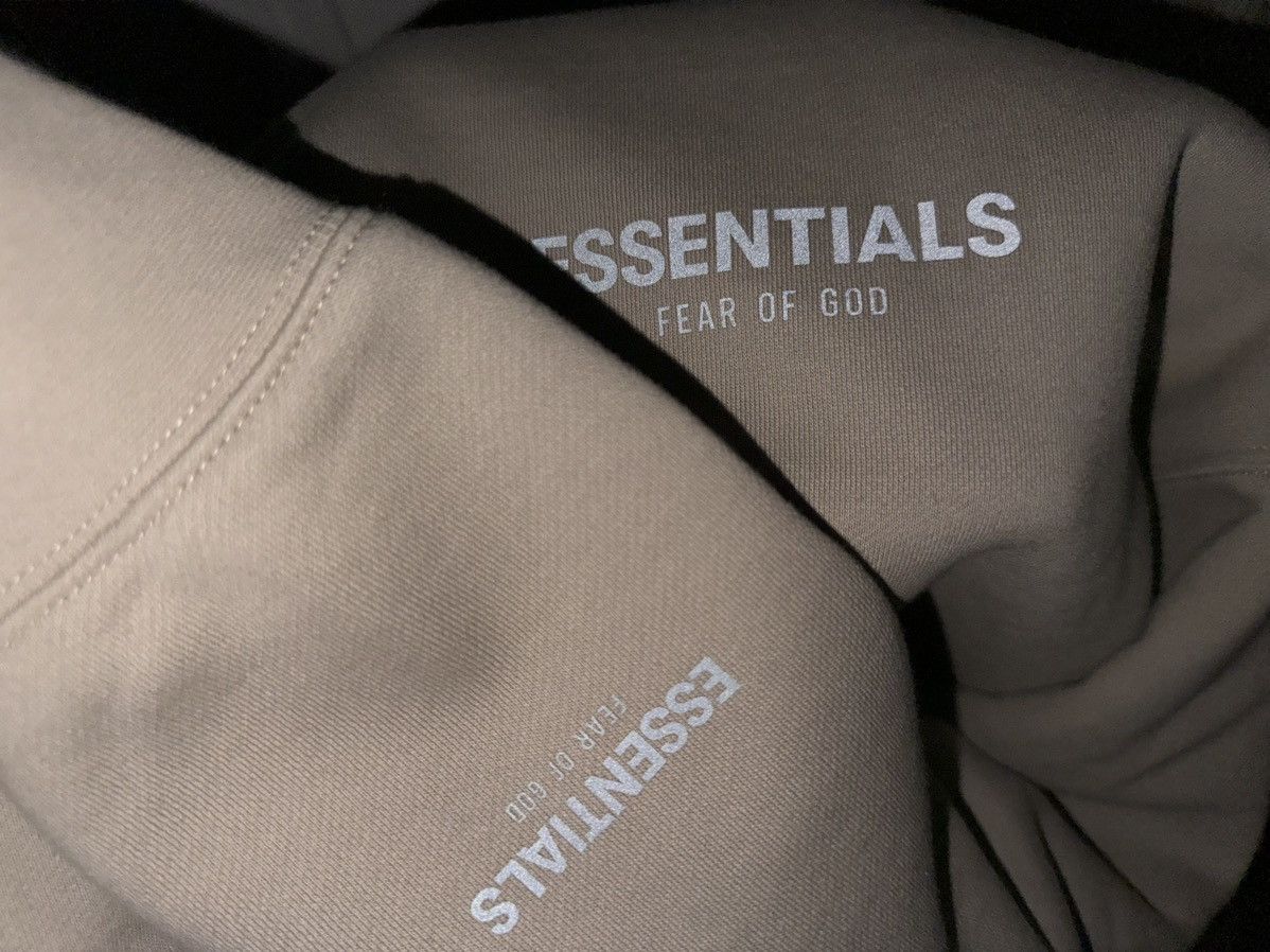 Essentials × FOG × Fear of God XL 3M Pull-Over Mockneck String Sweatshirt Wood Cement Gray Size US XL / EU 56 / 4 - 12 Thumbnail