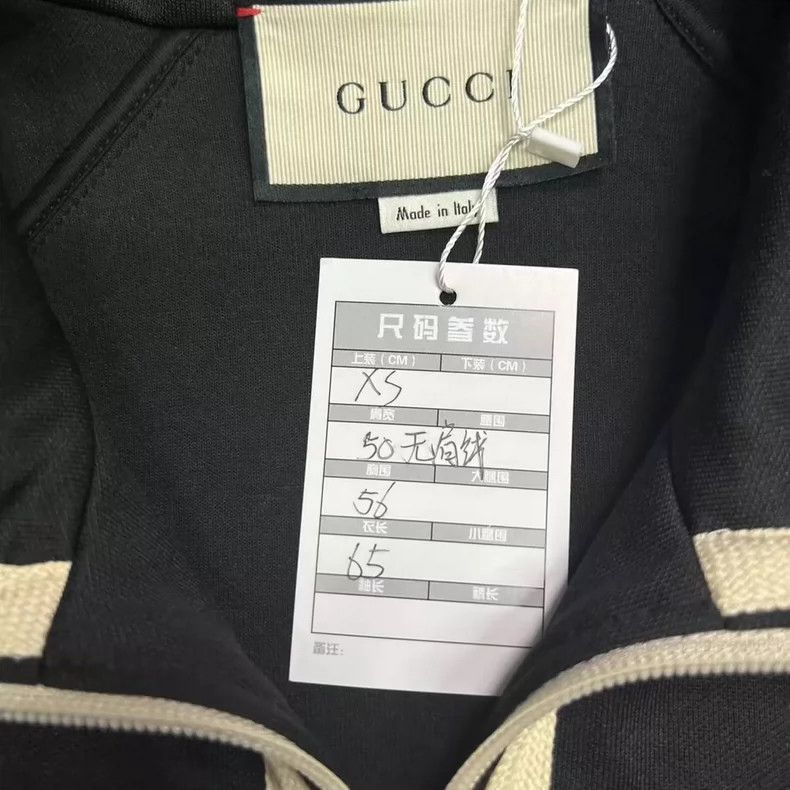 Gucci GUCCI 3M Logo Tracksuit Jacket in Black-2506 Size US XS / EU 42 / 0 - 5 Thumbnail