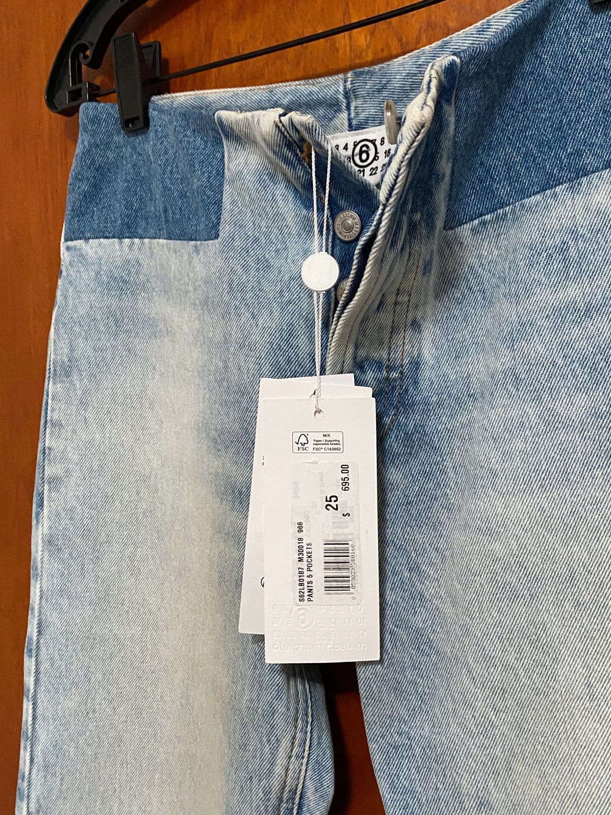 Maison Margiela MM6 Maison Margiela Patchwork Denim Pants size 25 Size 25" / US 0 / IT 36 - 14 Thumbnail