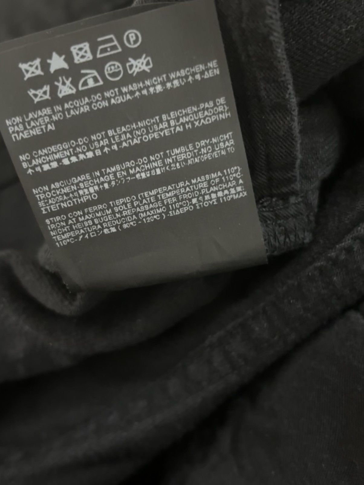 Saint Laurent Paris 15SS DISTRESSED BLACK JEAN Size US 29 - 6 Thumbnail