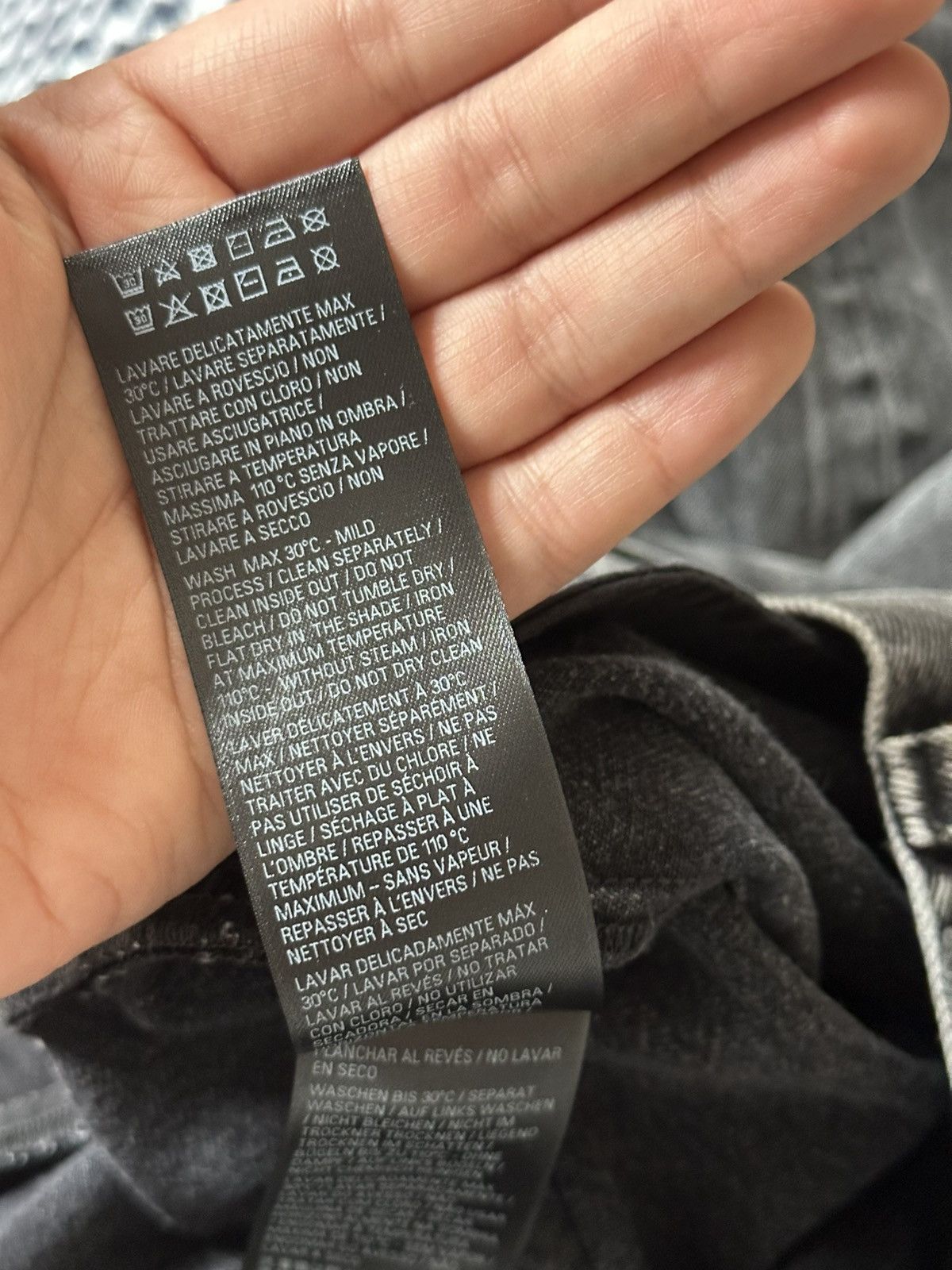 Balenciaga [S] Fall22 The Lost Tape Gray flared jeans Size US 33 - 16 Thumbnail