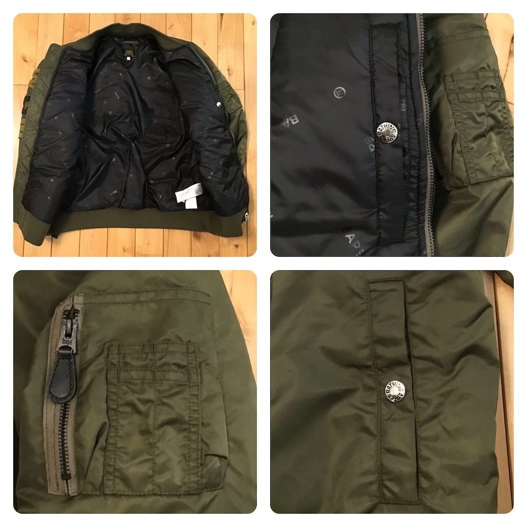 Bape BAPE SHARK MA-1 Bomber Jacket a bathing ape Size US L / EU 52-54 / 3 - 7 Thumbnail