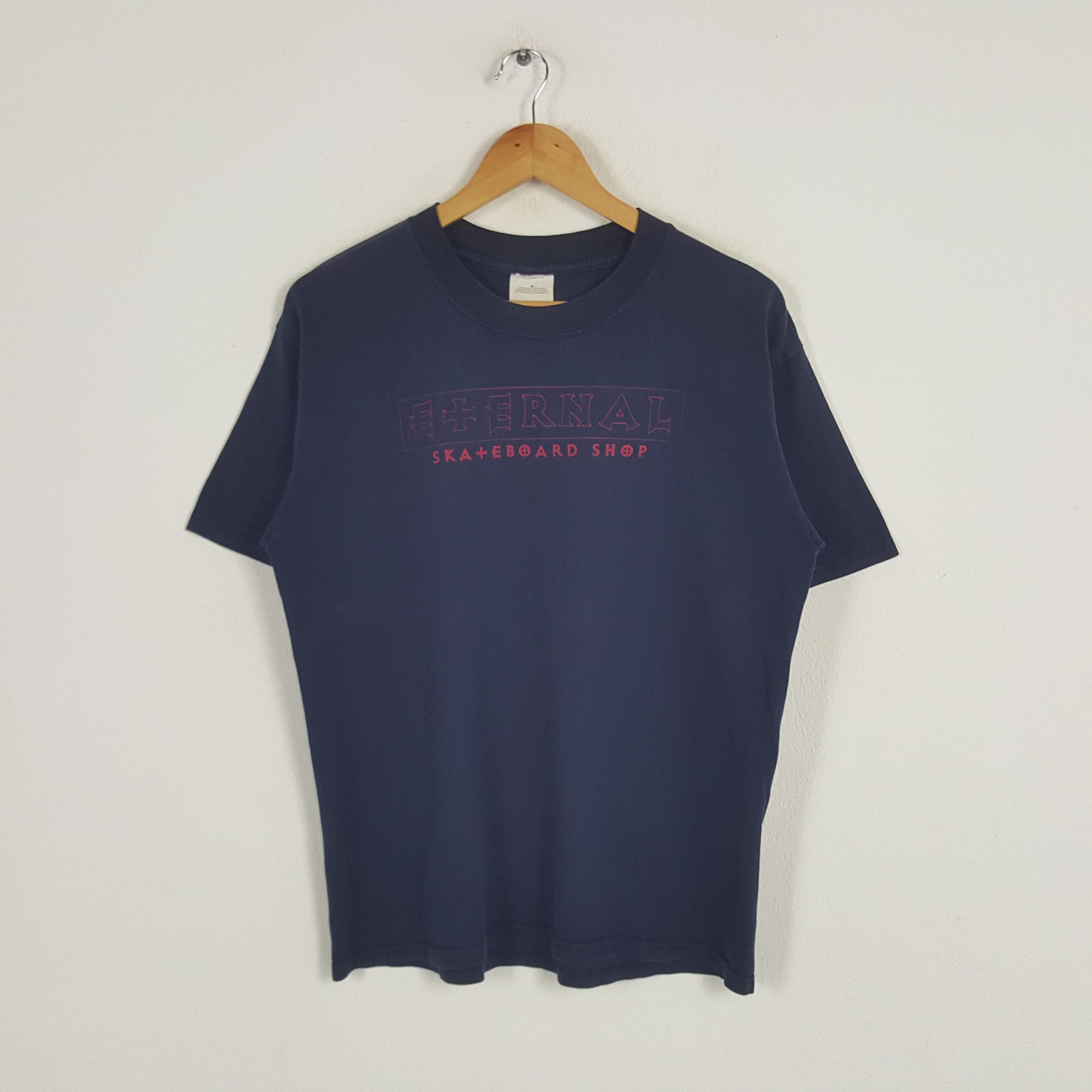 Eternal × Vintage Vintage Eternal Skateboard Shop American Style Tshirt Size US L / EU 52-54 / 3 - 1 Thumbnail