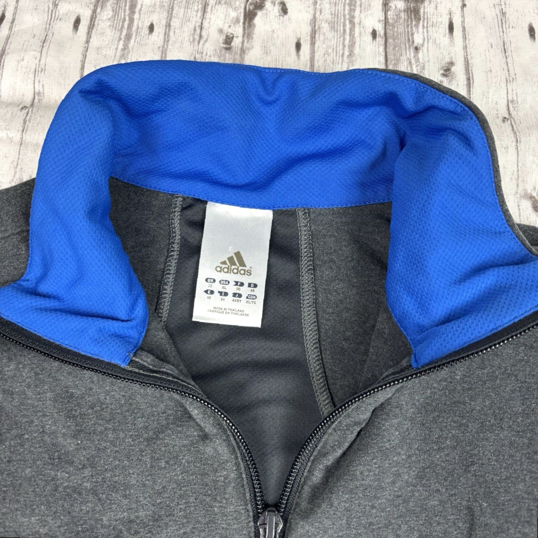 Adidas Adidas Women’s XL Full Zip Track Jacket Sweatshirt Gray Running Size XL / US 12-14 / IT 48-50 - 2 Thumbnail