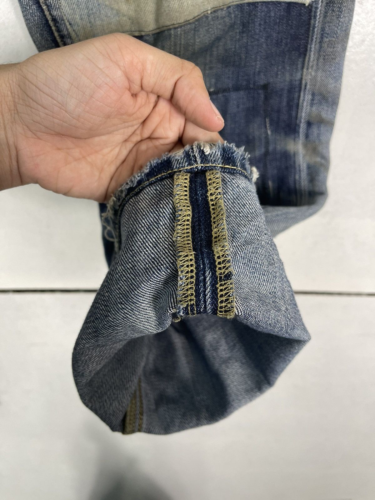 Hysteric Glamour Uniqlo Jeans Patchwork Jeans Size US 31 - 14 Thumbnail