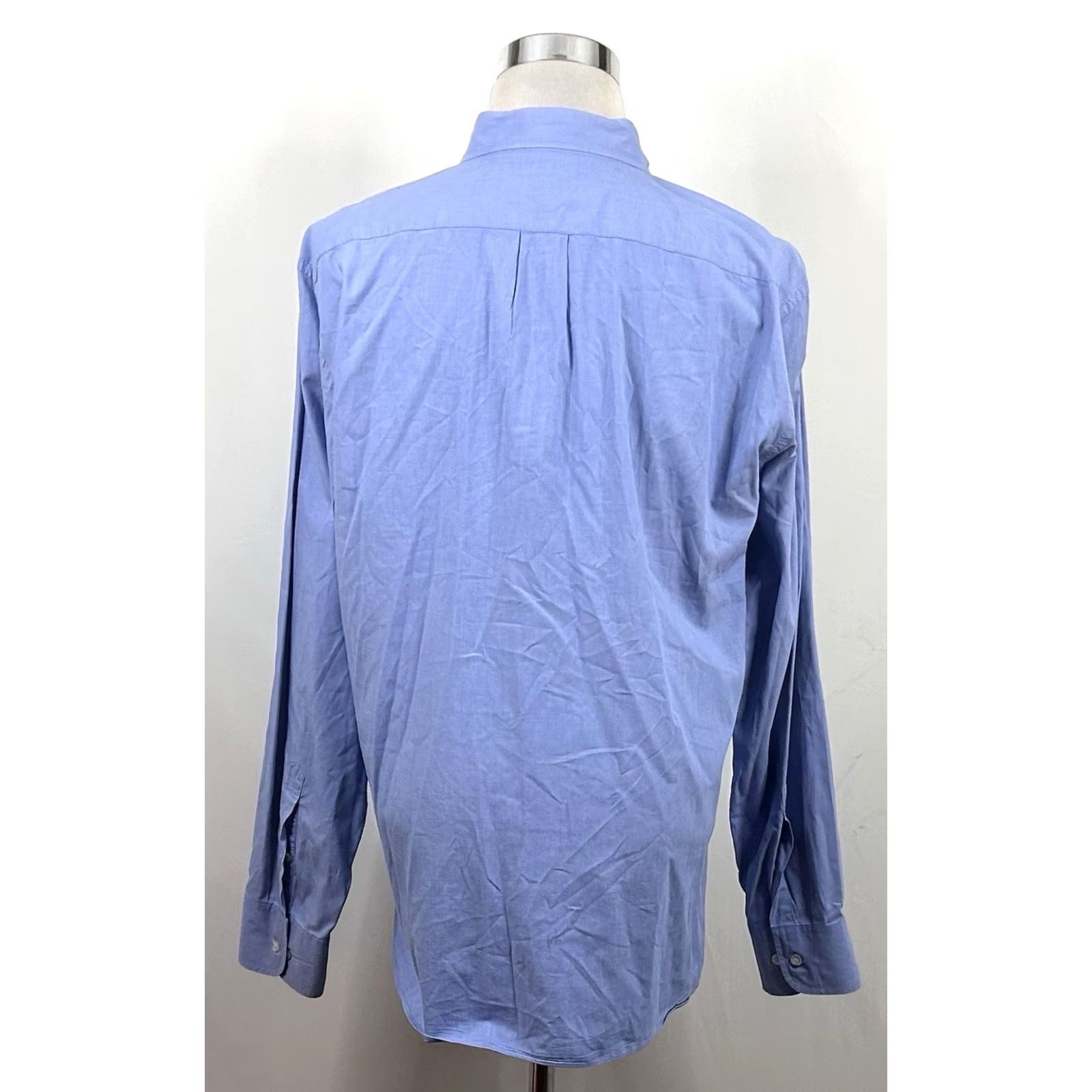 J.Crew J.CREW XL Tailored Fit Vintage Oxford Shirt Oarsman Logo Blue Cotton Casual Shirt Men Button-Front Size US XL / EU 56 / 4 - 5 Thumbnail