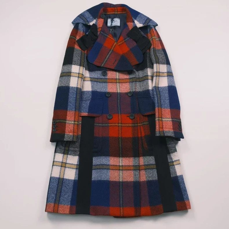 Prada Prada Red plaid windbreaker jacket 2503-Nextarrow Size US S / EU 44-46 / 1 - 1 Thumbnail