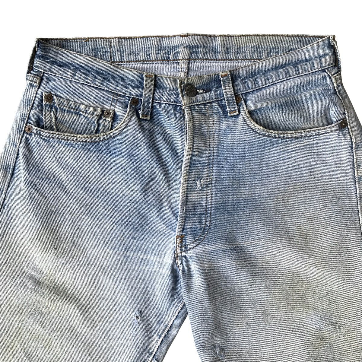 Levi's Levi’s Strauss 501 Vintage 80s USA Distressed Selvedge Denim Size US 32 / EU 48 - 3 Thumbnail