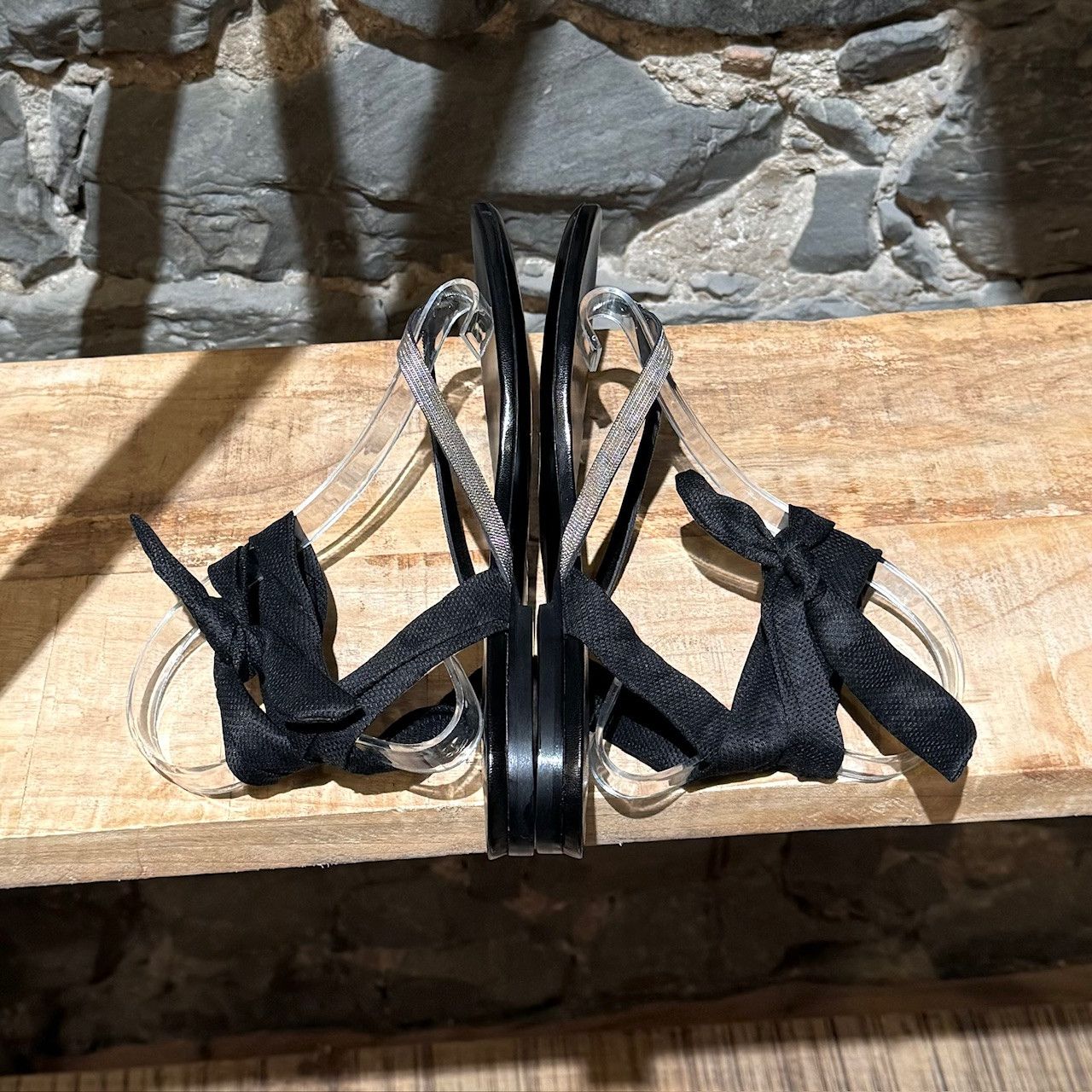 Dries Van Noten Dries Van Noten Silver Wrap Around Thong Sandals Size US 10.5 / IT 40.5 - 6 Thumbnail