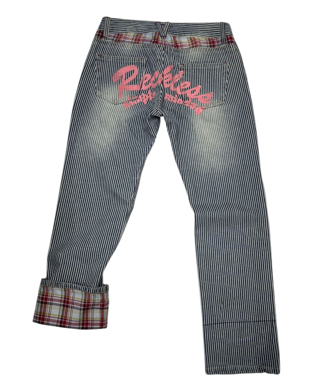 Hysteric Glamour × If Six Was Nine × Japanese Brand Vintage Colza Stripe Japanese Brand Punk Style Jeans Size 30" / US 8 / IT 44 - 5 Thumbnail