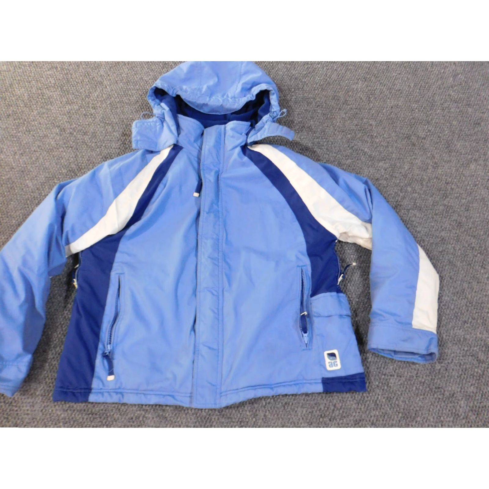 American Eagle Outfitters VINTAGE American Eagle Outfitters Jacket Womens XL Winter Blue Hoodie Outdoors Puffer Zip Lined Size XL / US 12-14 / IT 48-50 - 2 Thumbnail