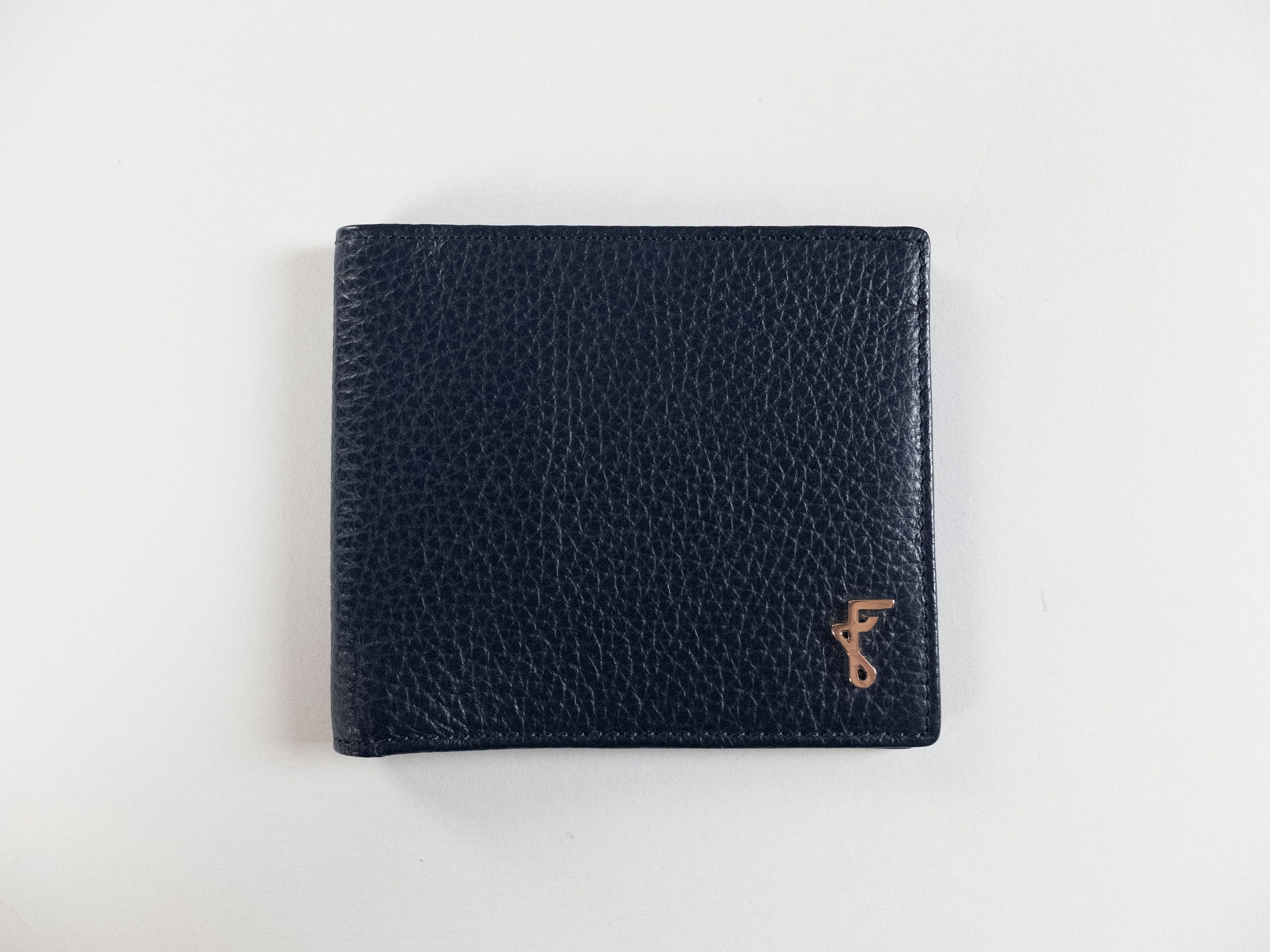 Other FRAGIACOMO Milano navy blue leather bifold wallet Size ONE SIZE - 1 Thumbnail