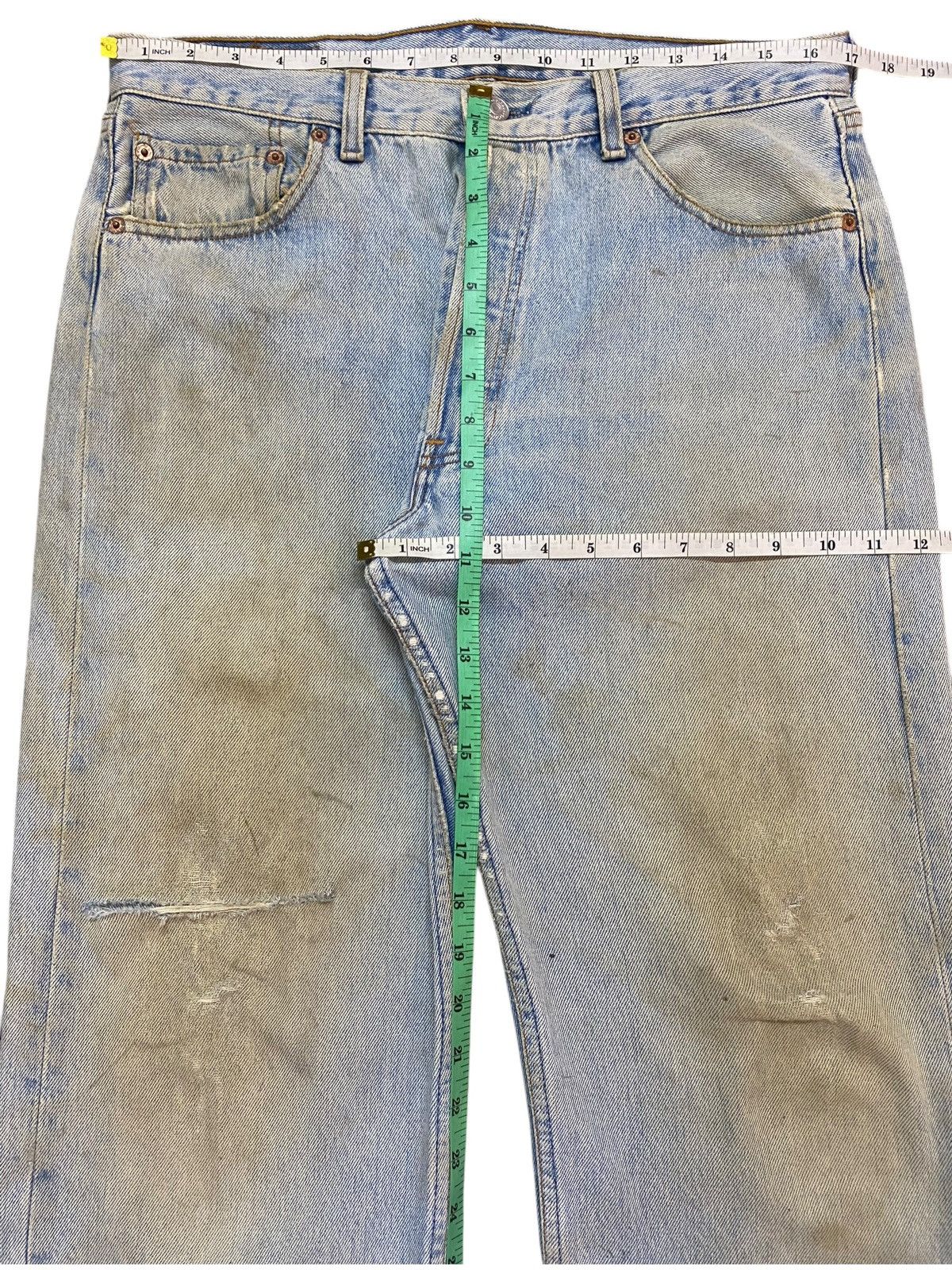 Levi's Vintage Clothing Vintage levis 501 90’s Grunge Distressed Loose Jeans Size US 34 / EU 50 - 18 Thumbnail