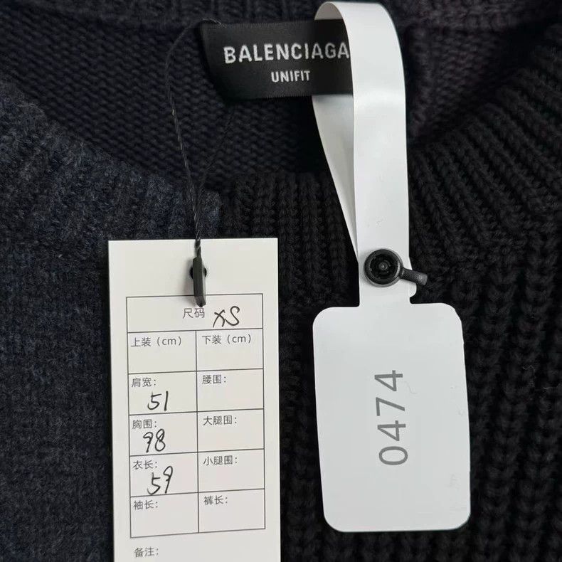 Balenciaga Balenciaga Castle peak limited splicing sweater Size US XS / EU 42 / 0 - 2 Thumbnail