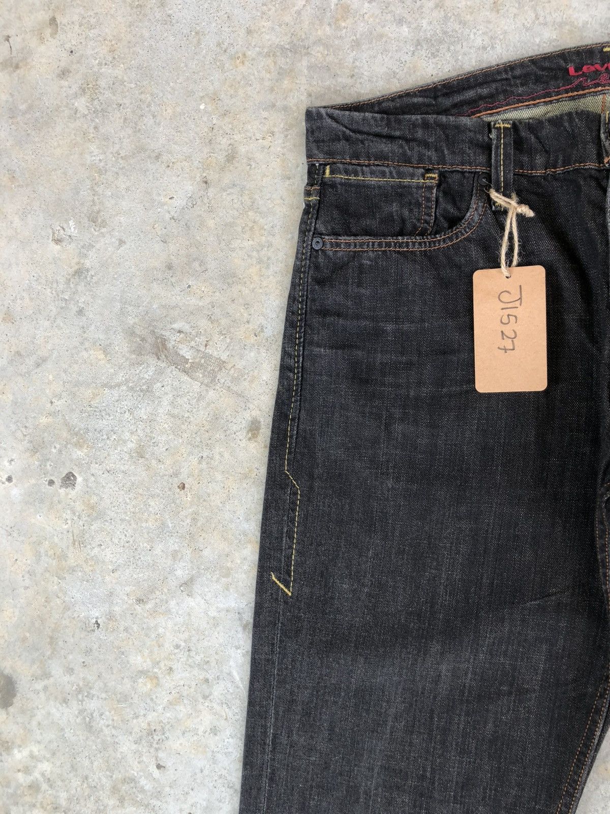 If Six Was Nine Y2k Levi’s Flared Jeans Low Boot Distressed Jeans Size US 33 - 4 Thumbnail