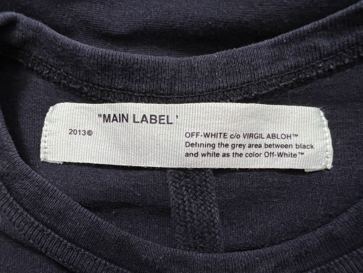 Off-White Off-White - Long Sleeve Firetape Tee Size US S / EU 44-46 / 1 - 17 Thumbnail
