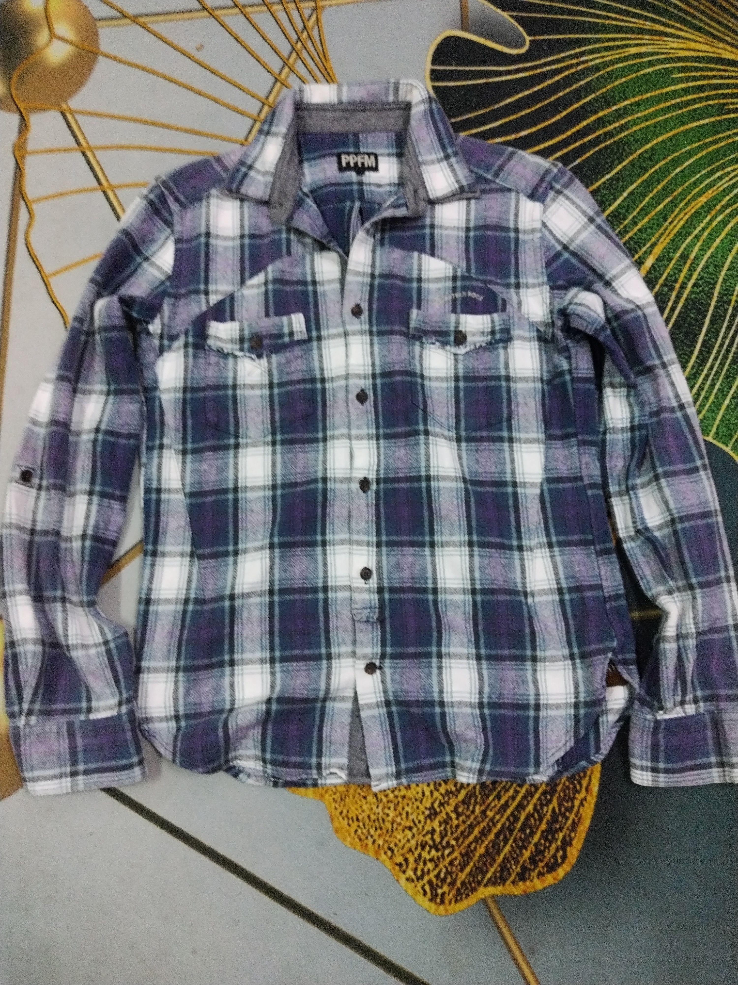 Japanese Brand × PPFM Ppfm flannel double collar Size US M / EU 48-50 / 2 - 1 Thumbnail