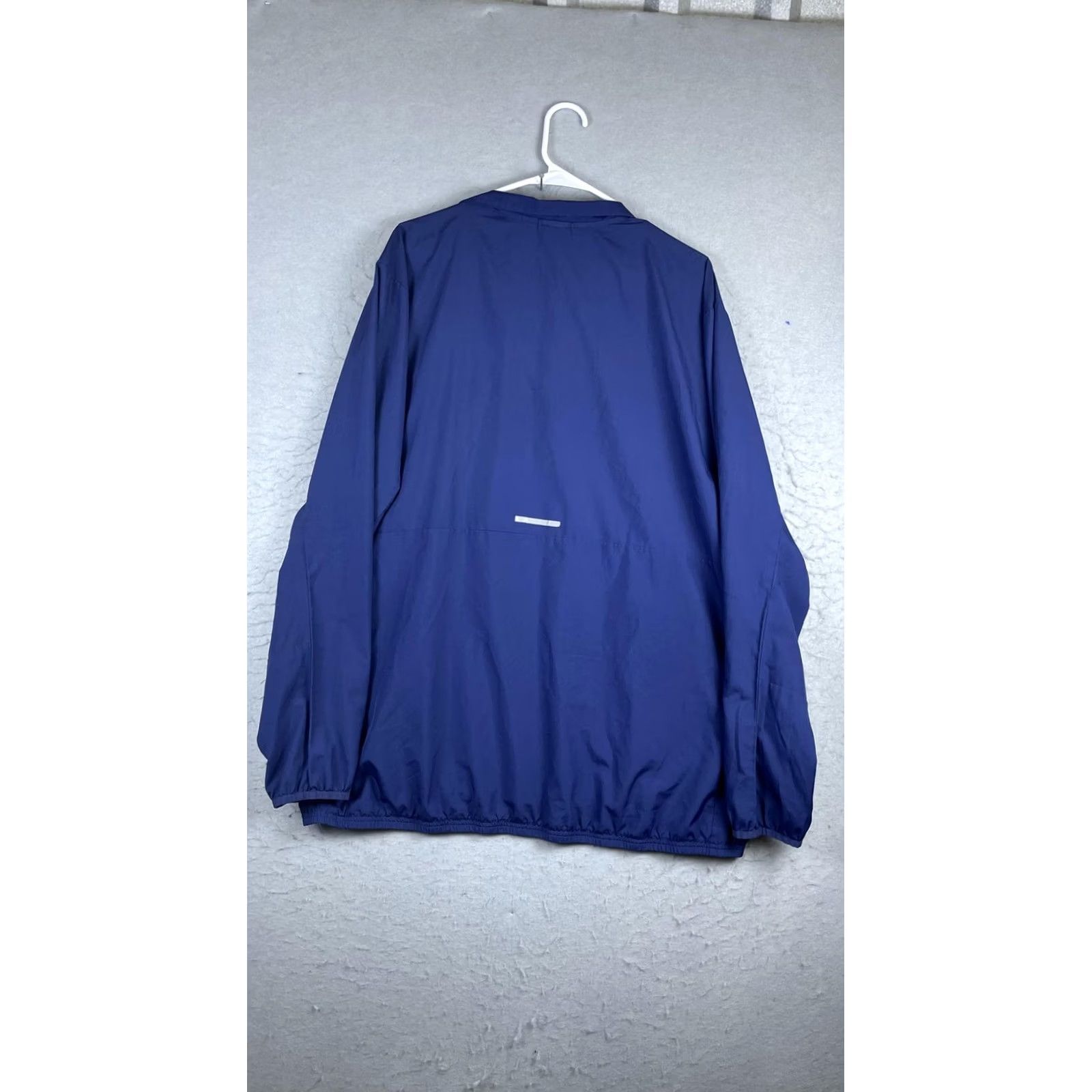 Adidas Adidas Windbreaker Jacket 2XL Blue Mens 1/4 Zip Pullover Regular Fit Spring Casual Athletic Size US XXL / EU 58 / 5 - 6 Thumbnail