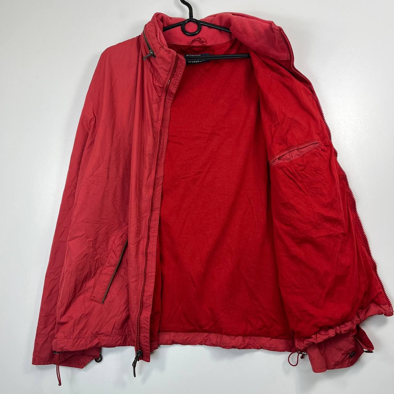 Polo Ralph Lauren Polo Ralph Lauren Mens Red Lightweight Jacket Full Zip Sz L Size US L / EU 52-54 / 3 - 6 Thumbnail