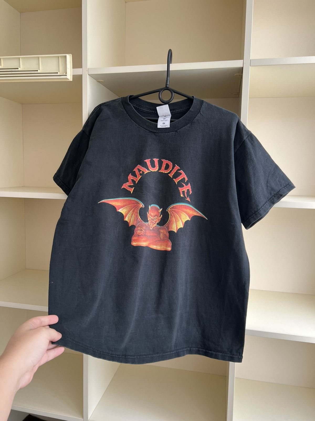 Vintage Vintage Maudite Beer T-Shirt Unibroue Devil Graphic Tee Size US XL / EU 56 / 4 - 2 Thumbnail