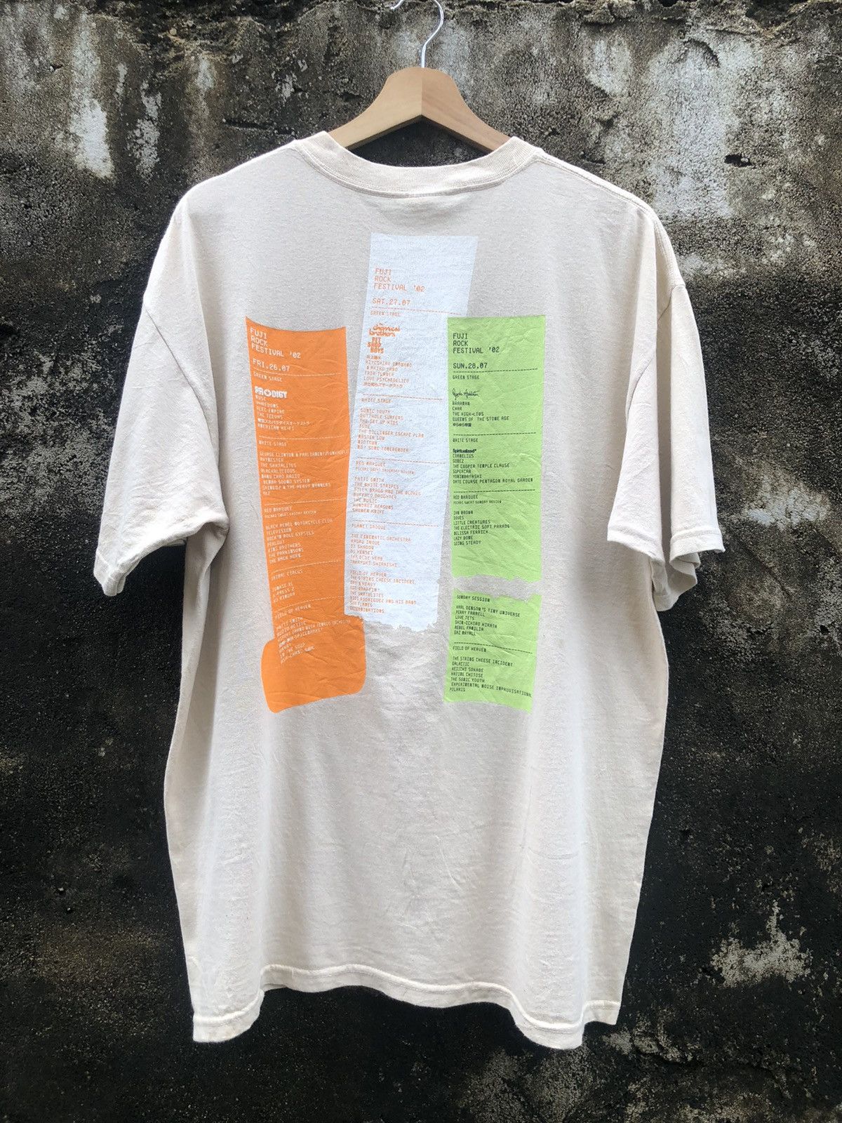 Band Tees × Vintage Vintage 2002 Fuji Rock Festival Tshirt Sonic Youth Prodigy Size US L / EU 52-54 / 3 - 2 Thumbnail