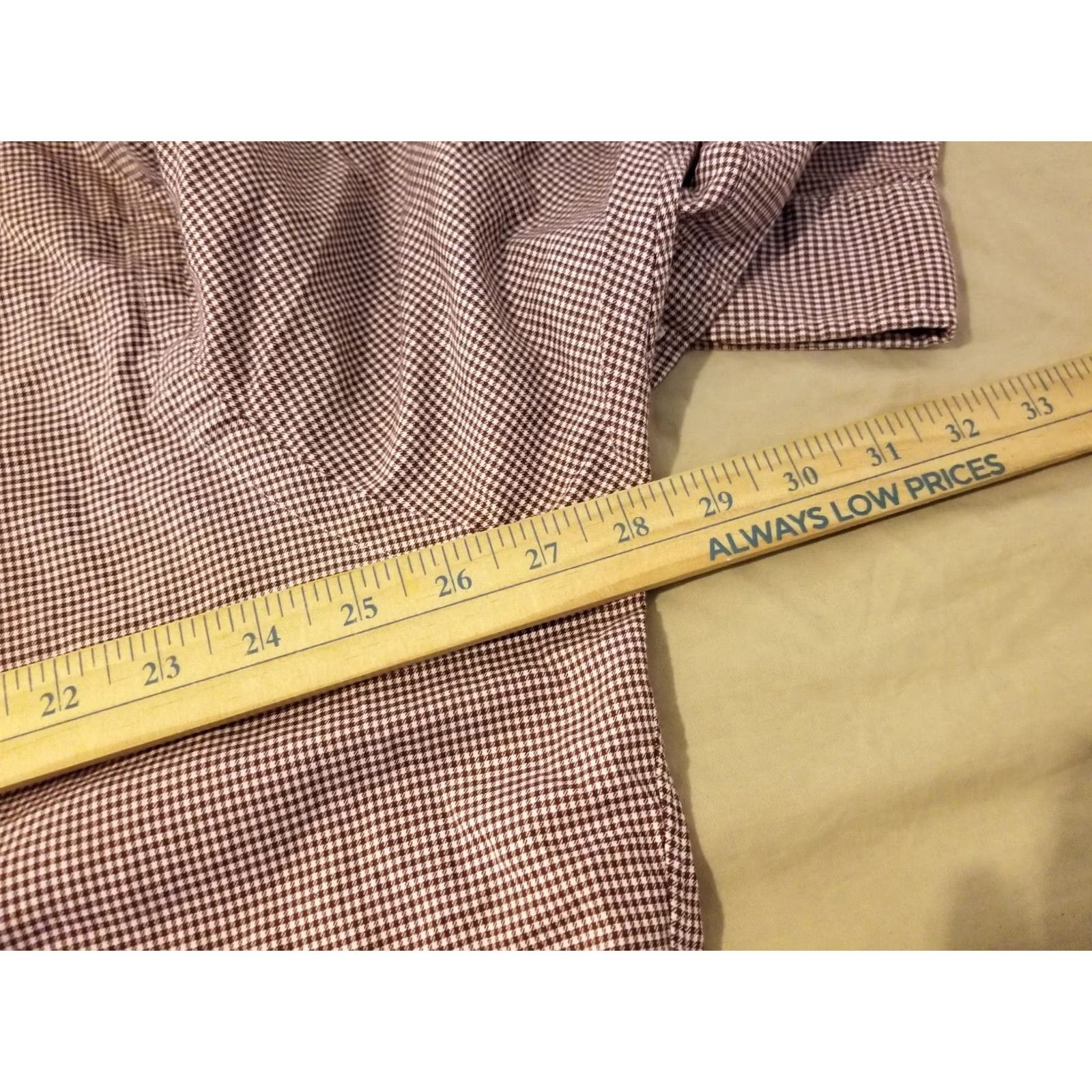 Polo Ralph Lauren VINTAGE Mens Polo Ralph Lauren Dress Shirt 17.5 Red Cotton Button Long Sleeve Mens Dress Shirt 17.5 Red Cotton Button Size 48R - 4 Thumbnail