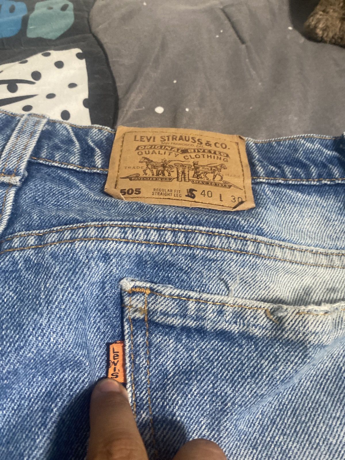 Levi's Vintage Clothing × Vintage Orange tabbed Levi’s Size US 36 / EU 52 - 1 Thumbnail