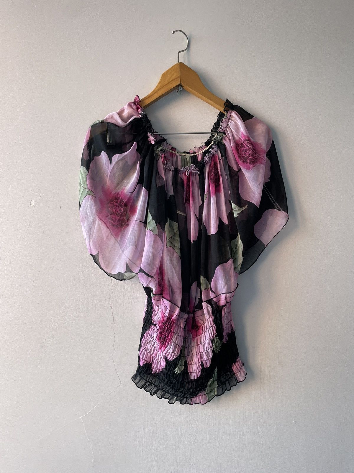 Vintage y2k blouse Size ONE SIZE - 3 Thumbnail