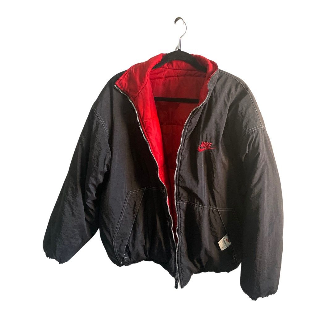 Nike × Vintage Oversized Vintage Nike Reversible Puffer Coat Size US M / EU 48-50 / 2 - 2 Thumbnail