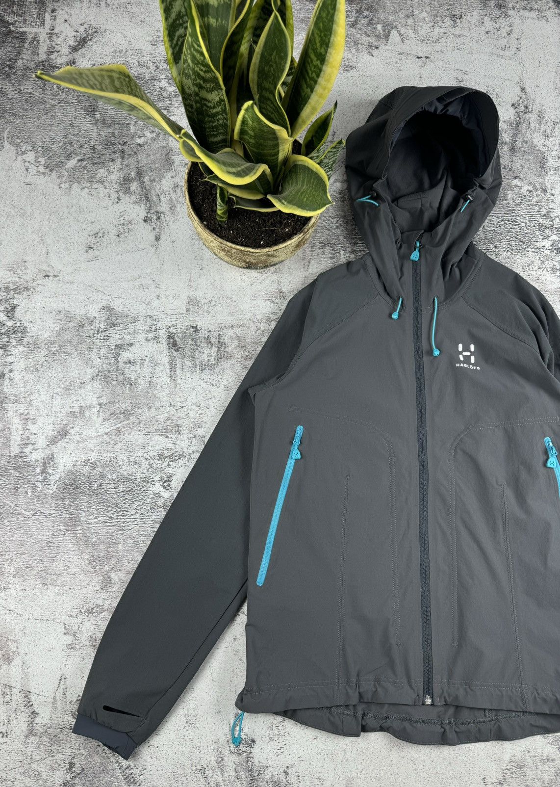 Haglofs Vintage Haglofs Skarn Gorpcore Grey Light Jacket Windbreaker Size L / US 10 / IT 46 - 2 Thumbnail